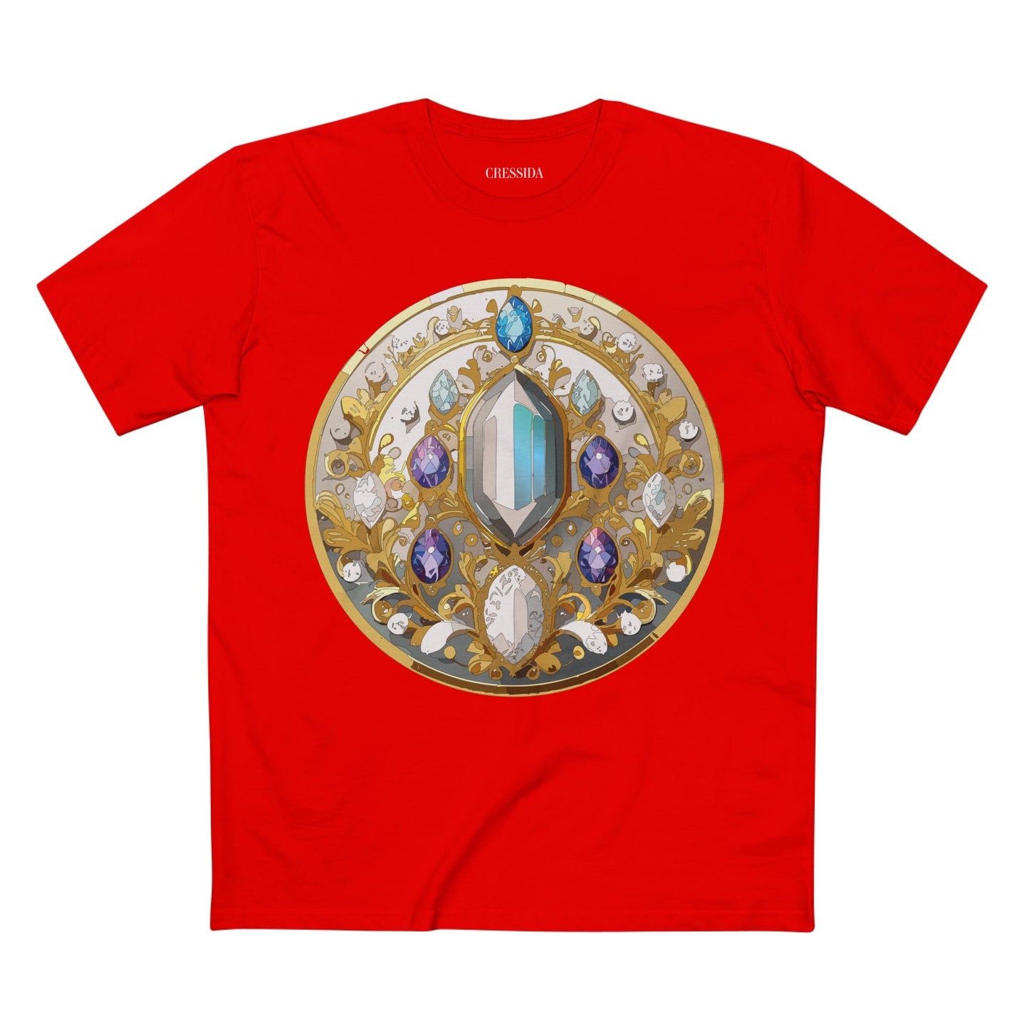 Medallion Graphic T-Shirt Unisex 100 Cotton With Gold Art Design Medal Tee 15