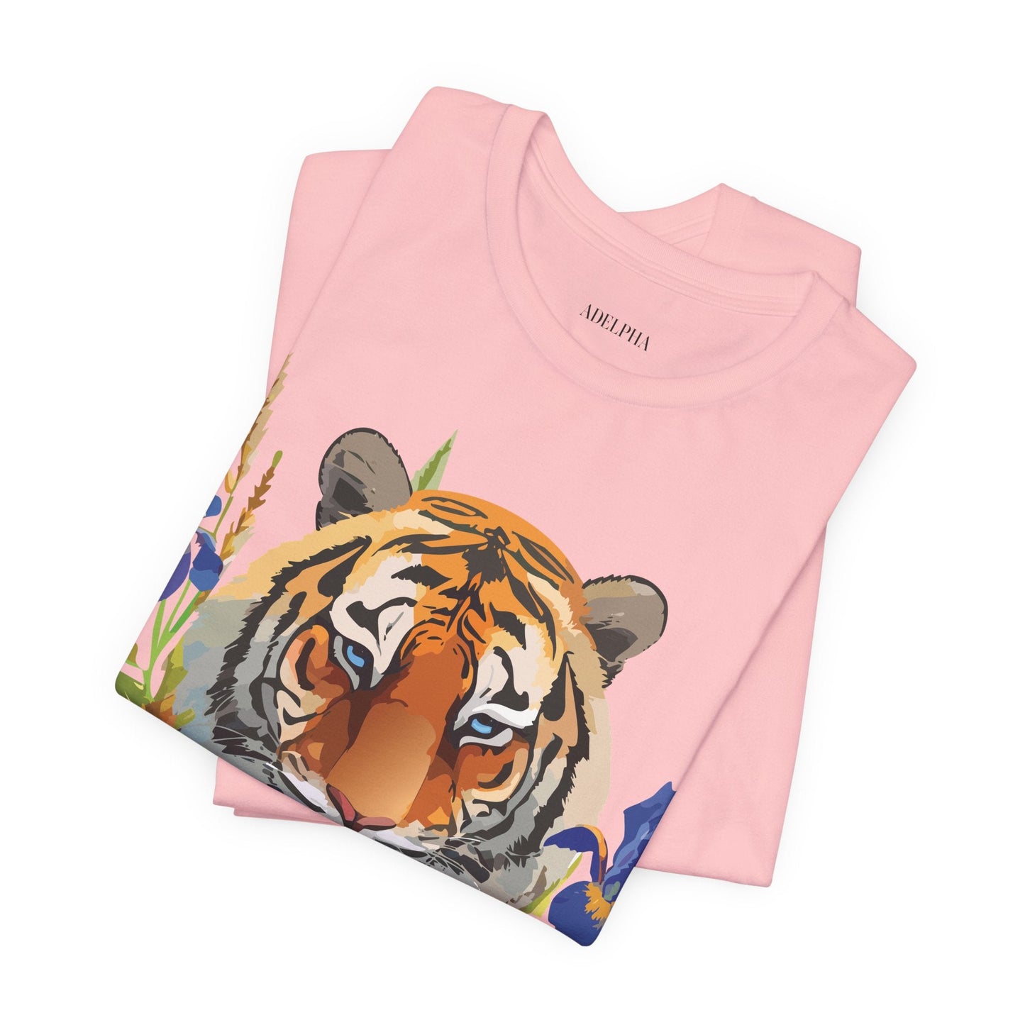 Tiger Graphic Unisex 100 Cotton Vintage Art with Animal Tee 9