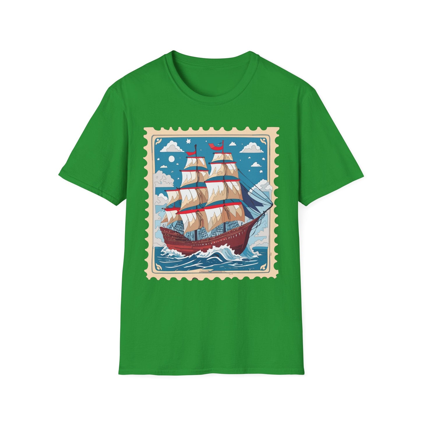 Unisex Softstyle Gildan 64000 Short Sleeve T Shirt Vessel Ship Frigate Tee For Everyday Comfort