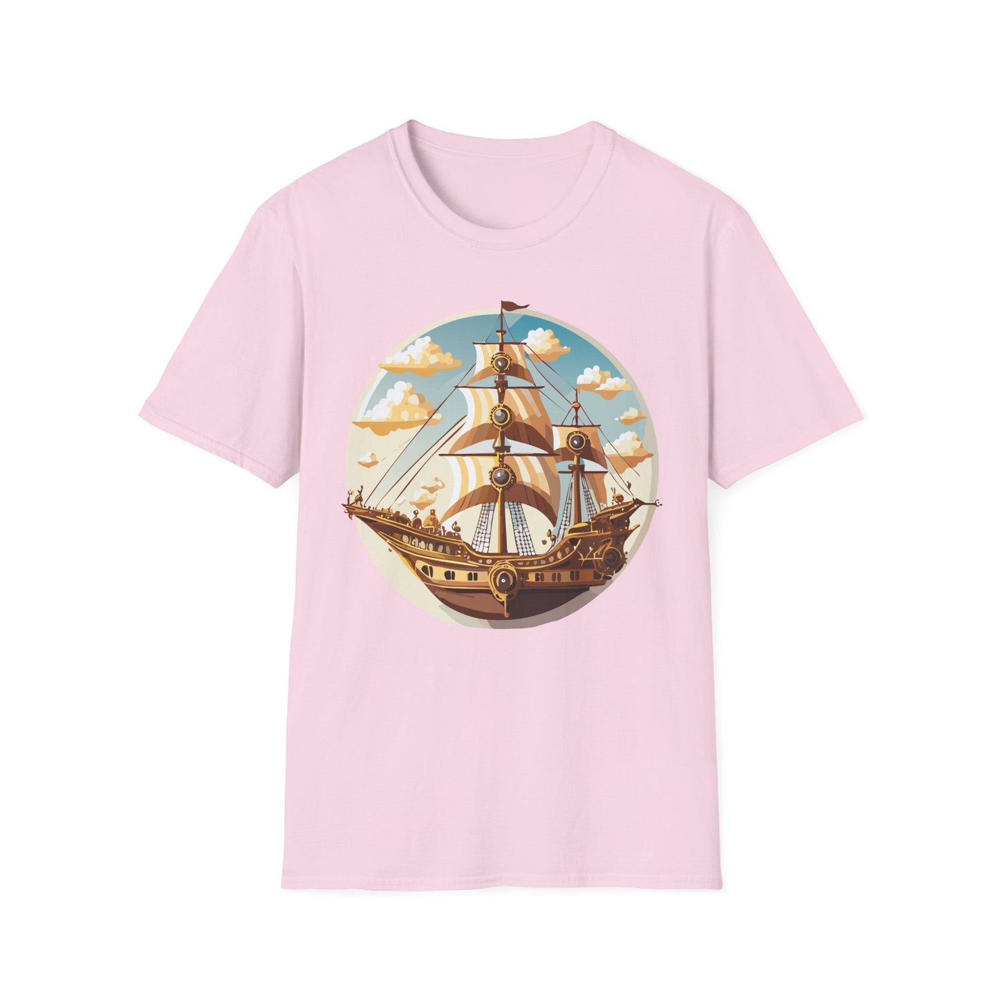 Ship T Shirt Frigate T Shirt Vessel Tee Gildan Softstyle 64000 Unisex Cotton Comfort