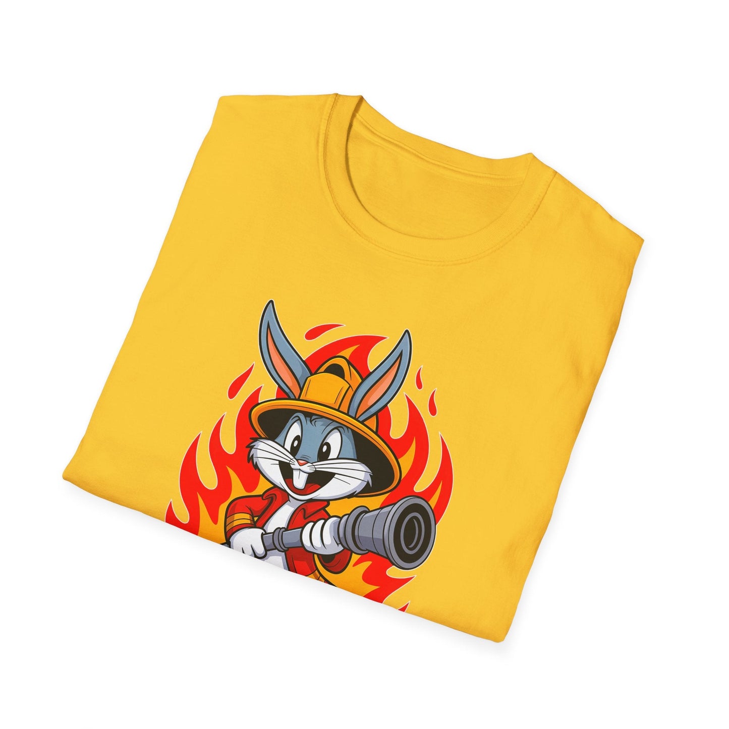 Cartoon Bunny Graphic Unisex Cotton Animal Animation Artwork Design Tee 11