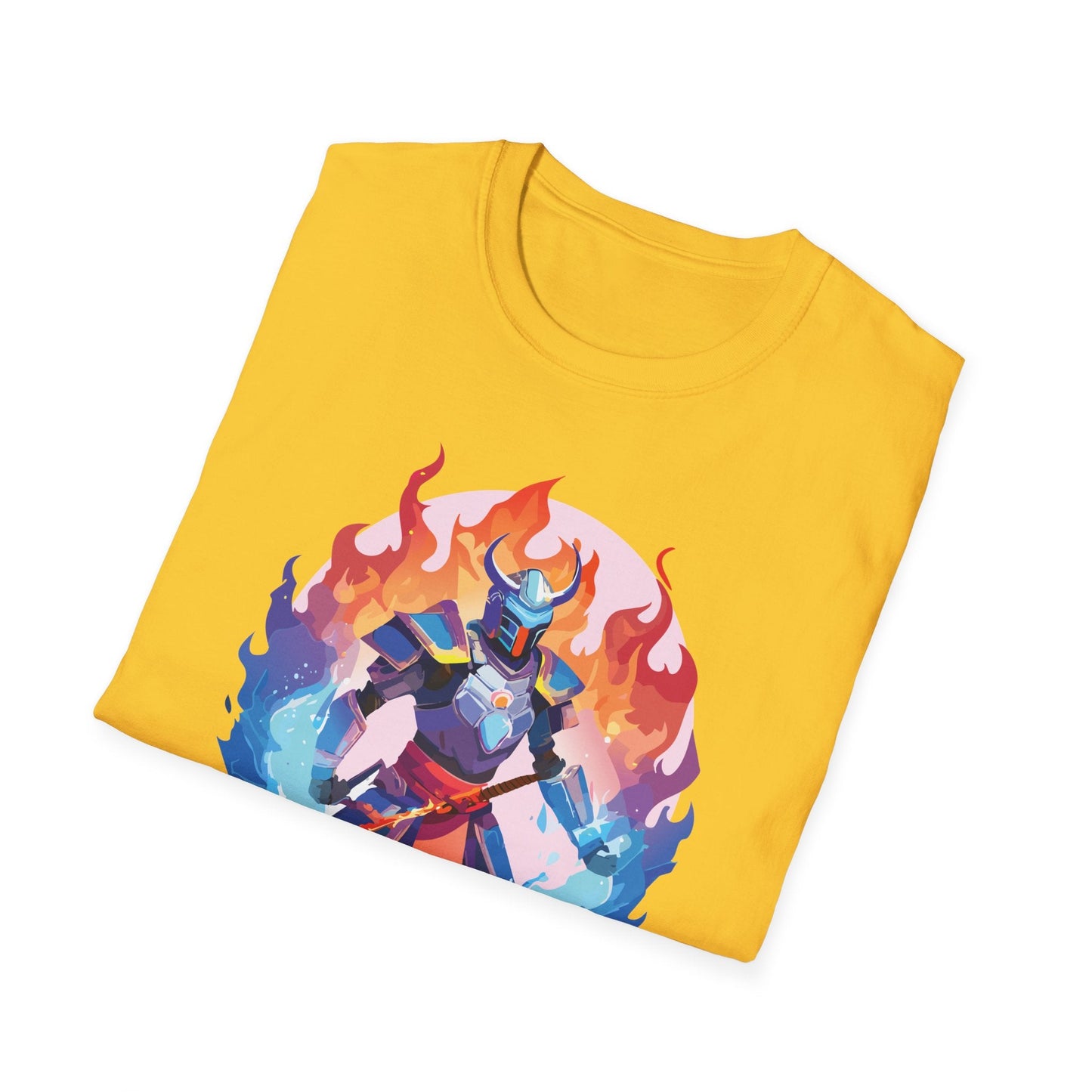 Samurai Shirt Unisex Gildan Softstyle 64000 Tee 100 Percent Cotton Comfortable Tee