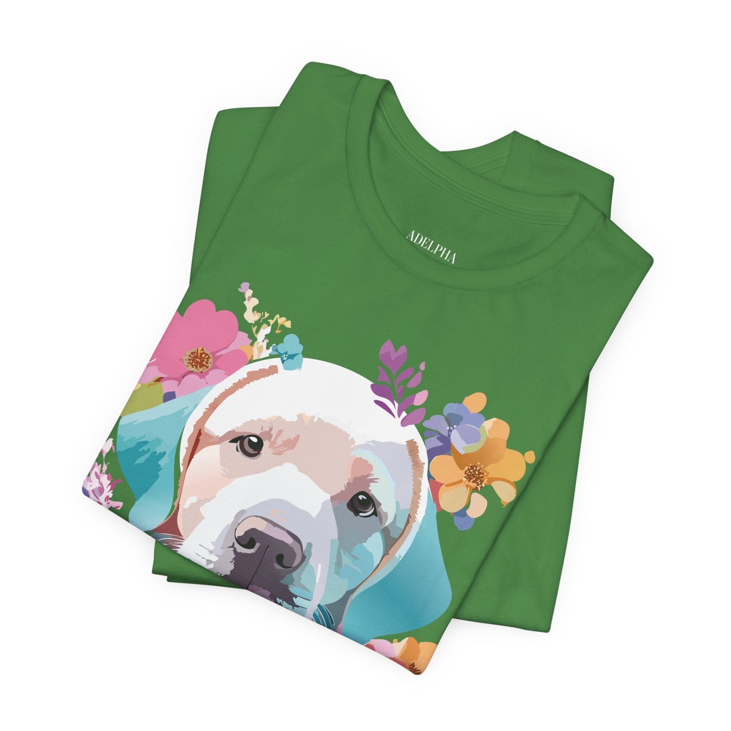 Dog Graphic Tee Unisex Vintage Inspired Art Design Adelpha Short Sleeve Jersey Shirt