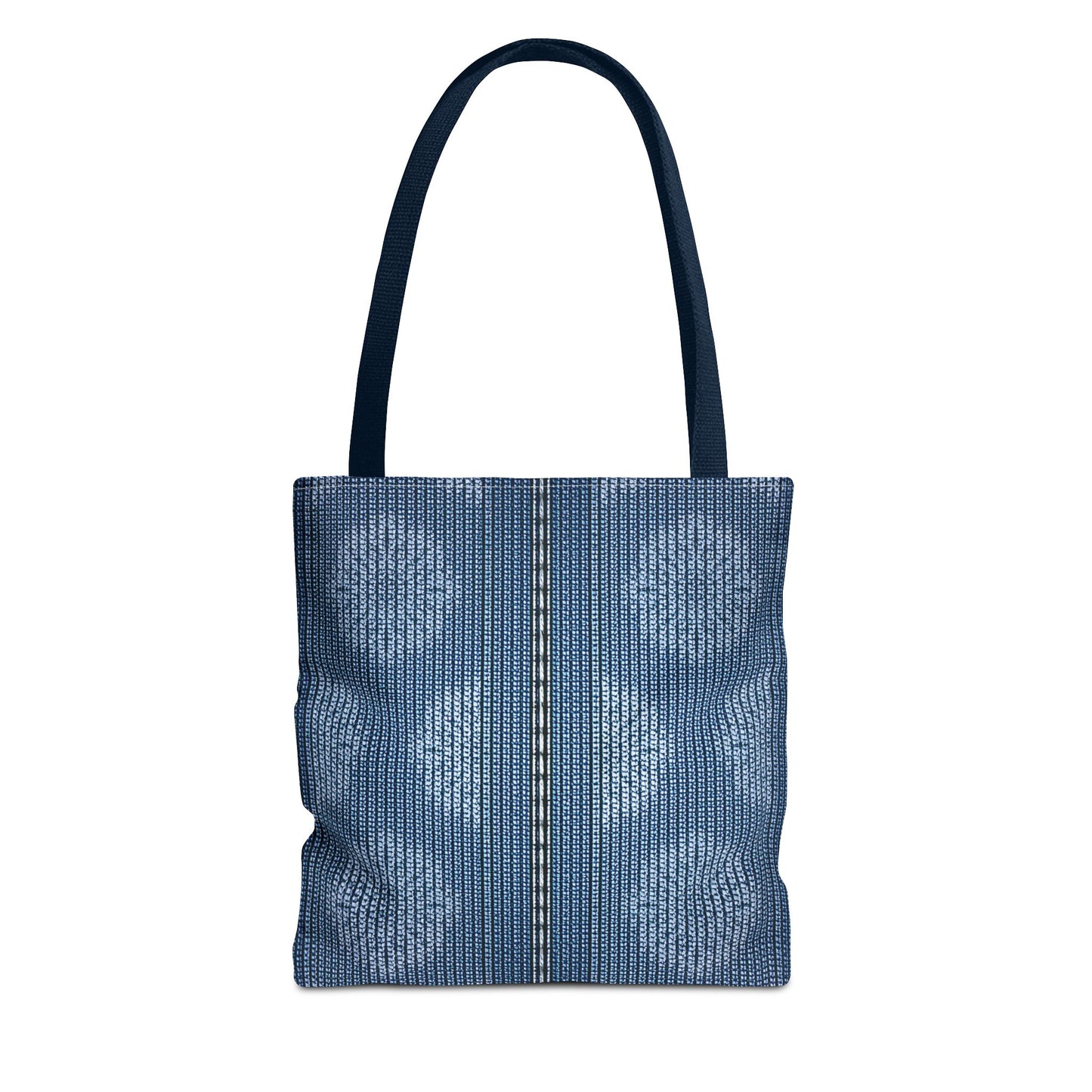 Denim Fabric Imitation Print Unisex Canvas Bag Poly Spun 3 Sizes Tote Bag 109
