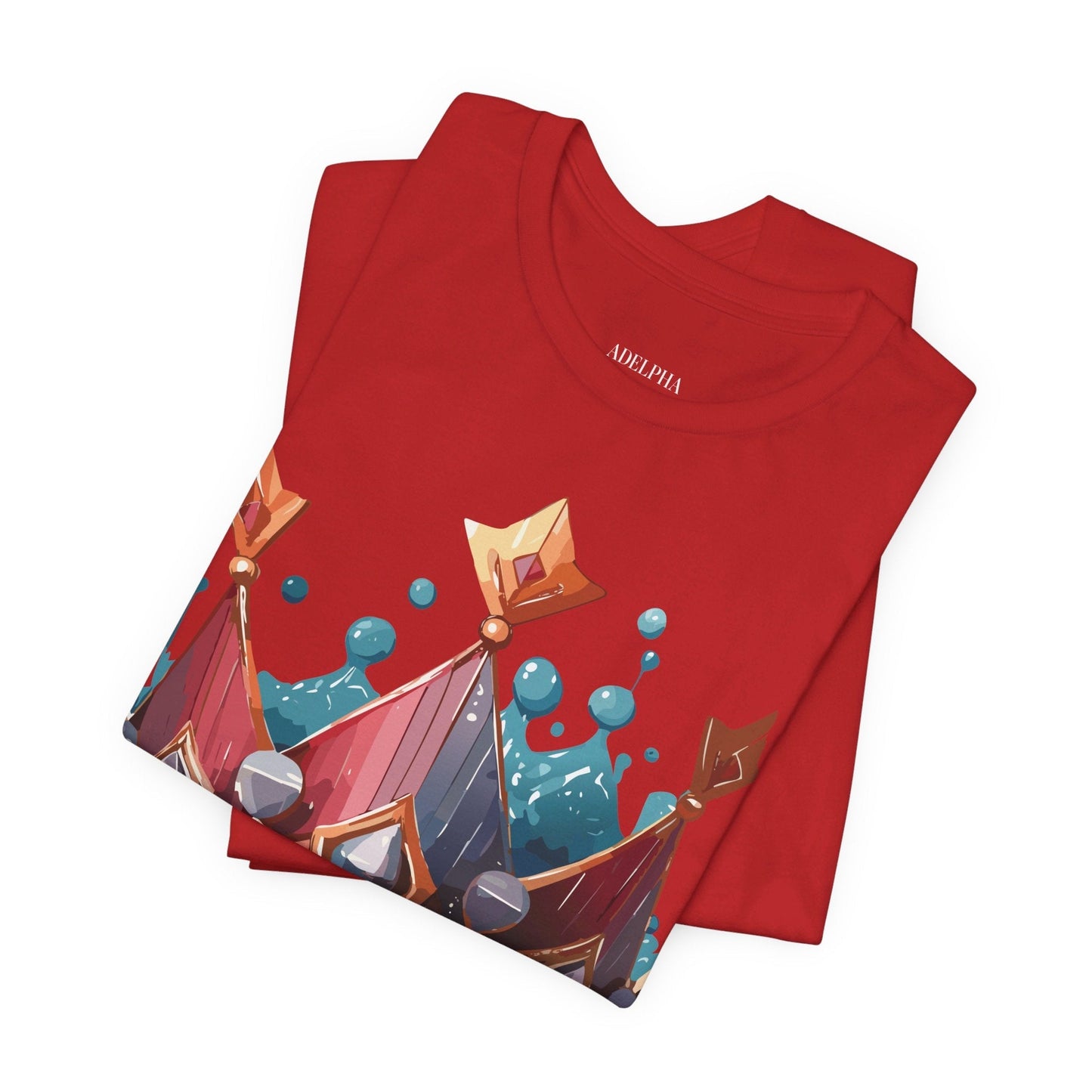 Crown Graphic Unisex 100 Cotton Vintage Artwork Tee 7