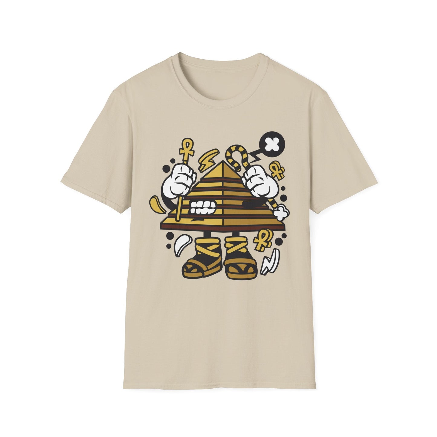 Cartoon T Shirt Animation T Shirt Funny Tee Shirt Short Sleeve Unisex Gildan Softstyle 64000 Cotton