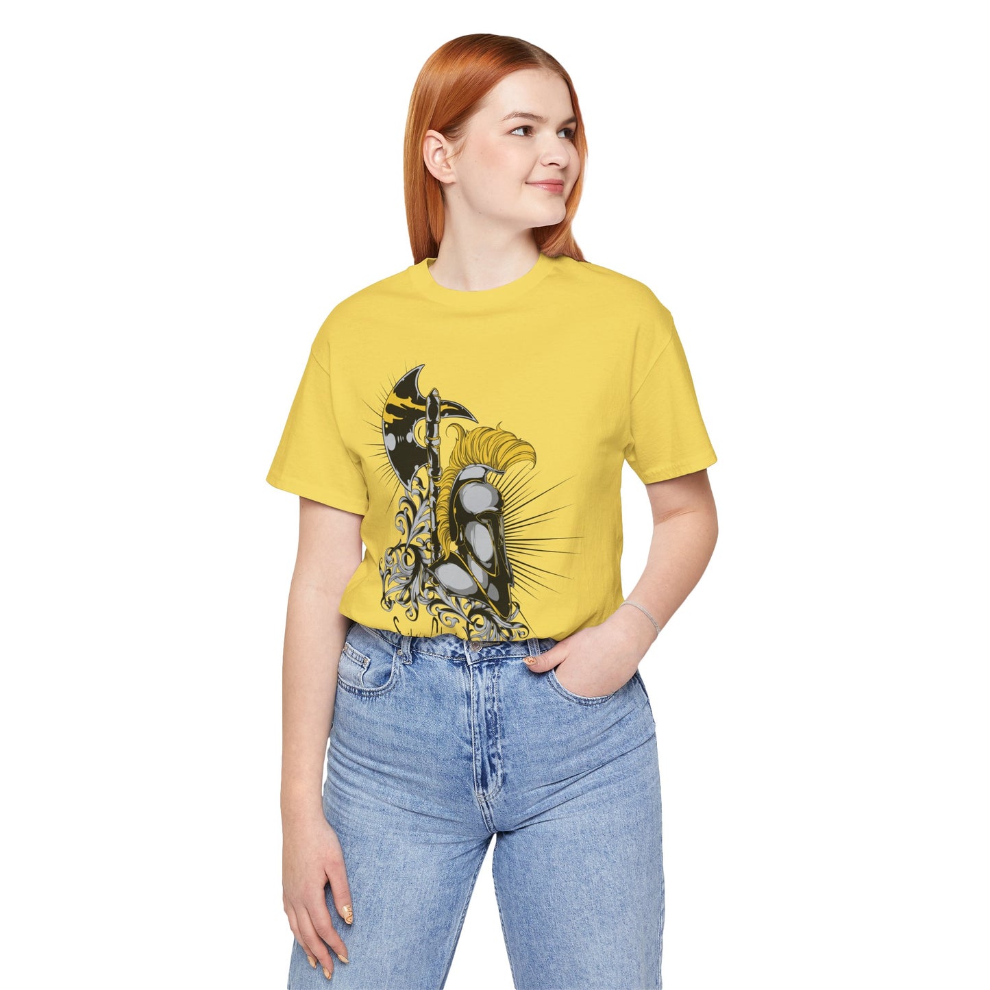 Stylish Armor Graphic Tee, Artistic Tee, Graphic T-Shirt, Artistic Vintage T-Shirt, Vintage Shirt