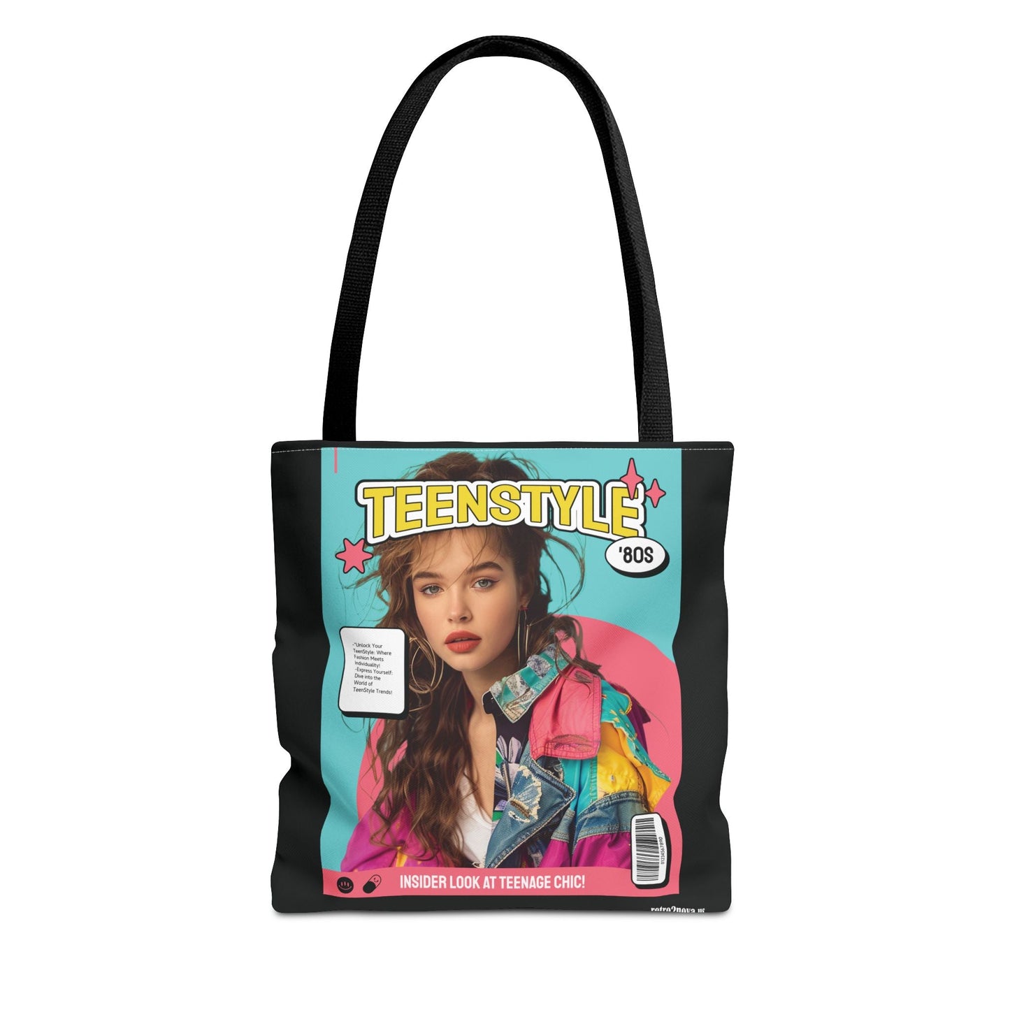 Magazine Cover Canvas Tote Bag Retro Style Durable Tote For Everyday Use Free Shipping
