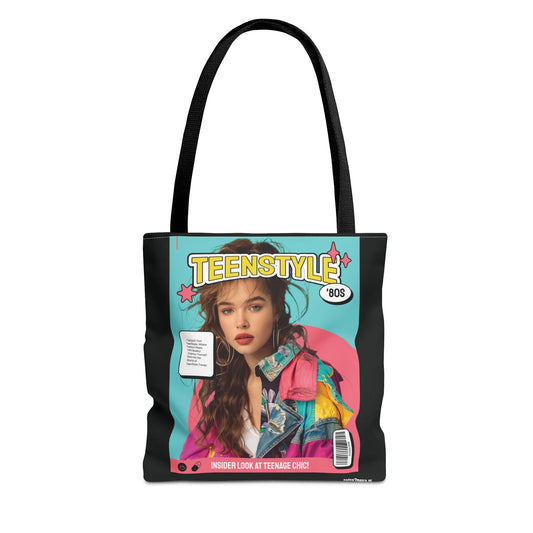 Magazine Cover Graphic Canvas 100 Poly Durable 3 sizes Tote Bag 6