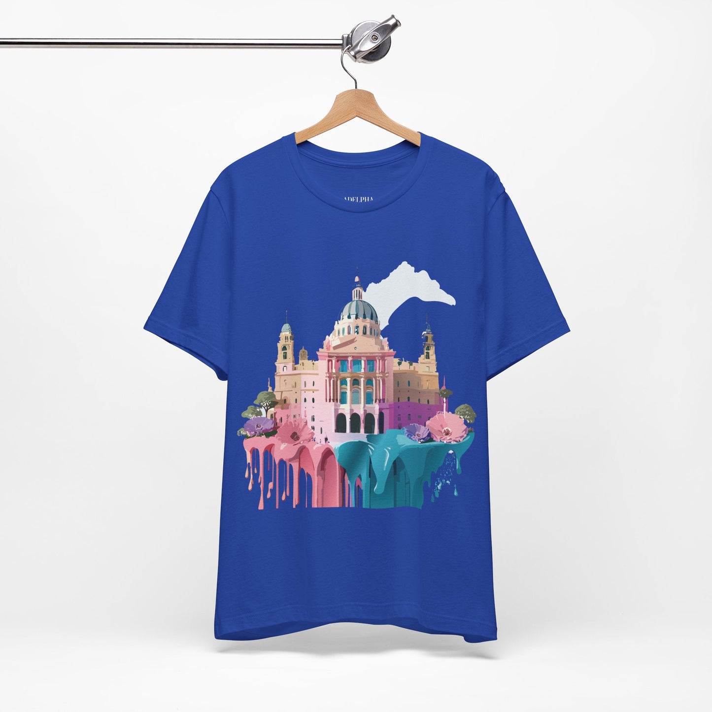 Adelpha Unisex Graphic Tee Madrid Tourist Shirt Vintage Inspired Art Design By Adelpha