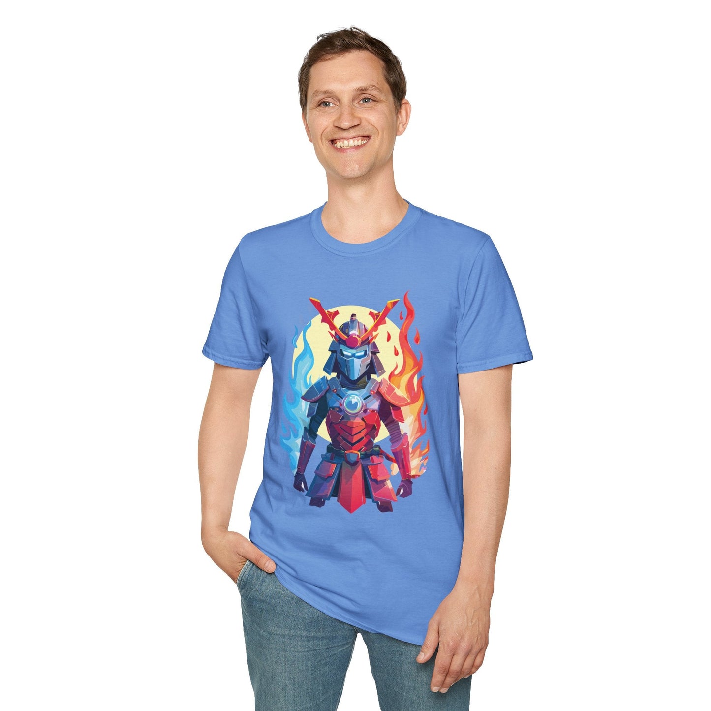 Samurai Shirt Unisex T Shirt Softstyle Ring Spun Cotton Gildan 64000 100 Percent Cotton Tee