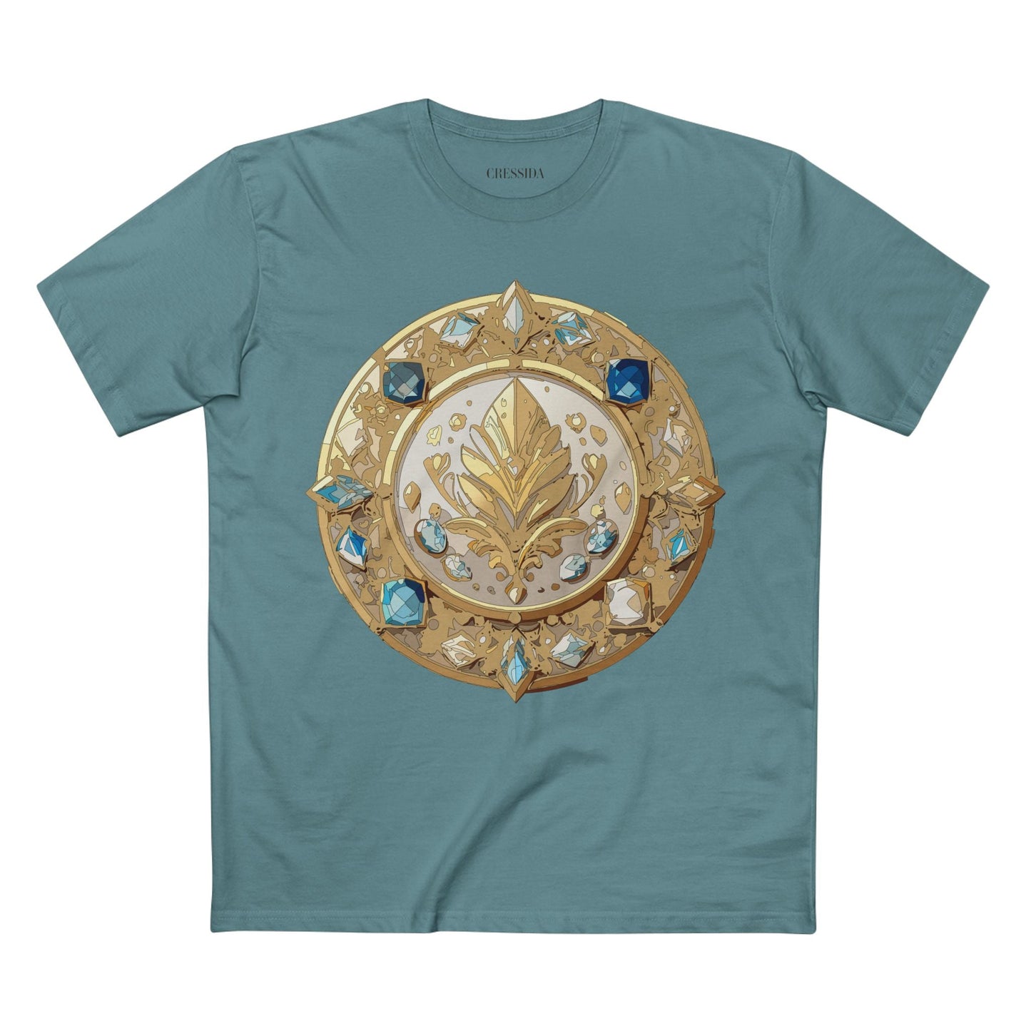Medallion Graphic T-Shirt Unisex 100 Cotton With Gold Art Design Medal Tee 25