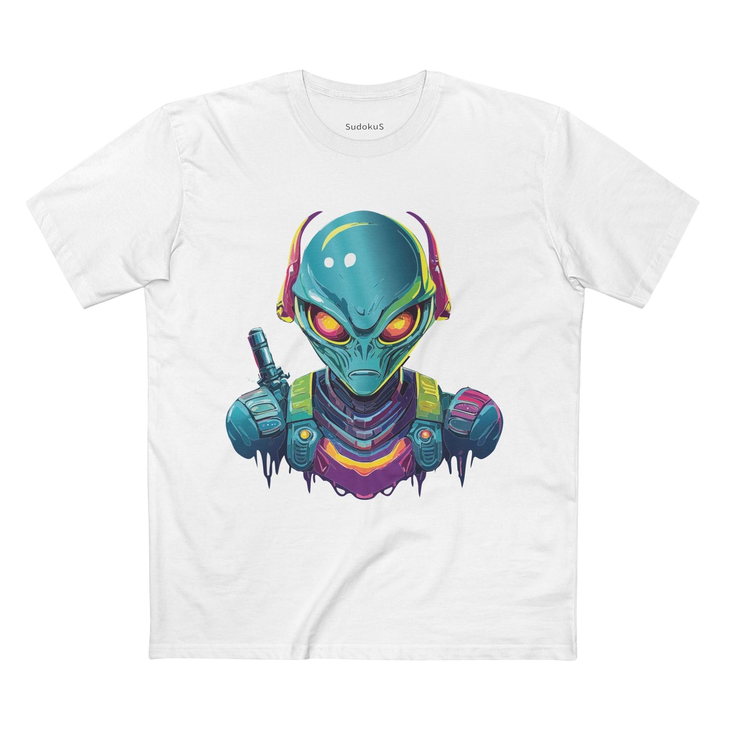 Aliens Graphic Unisex 100 Cotton Staple Tee 5