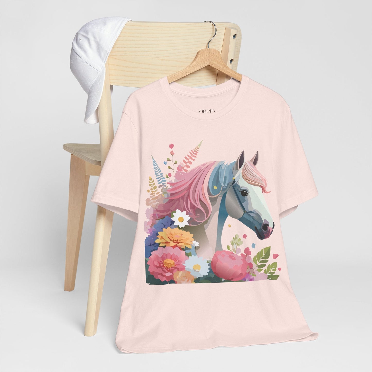 Horse Graphic Unisex 100 Cotton Vintage Animal Art T-Shirt 3