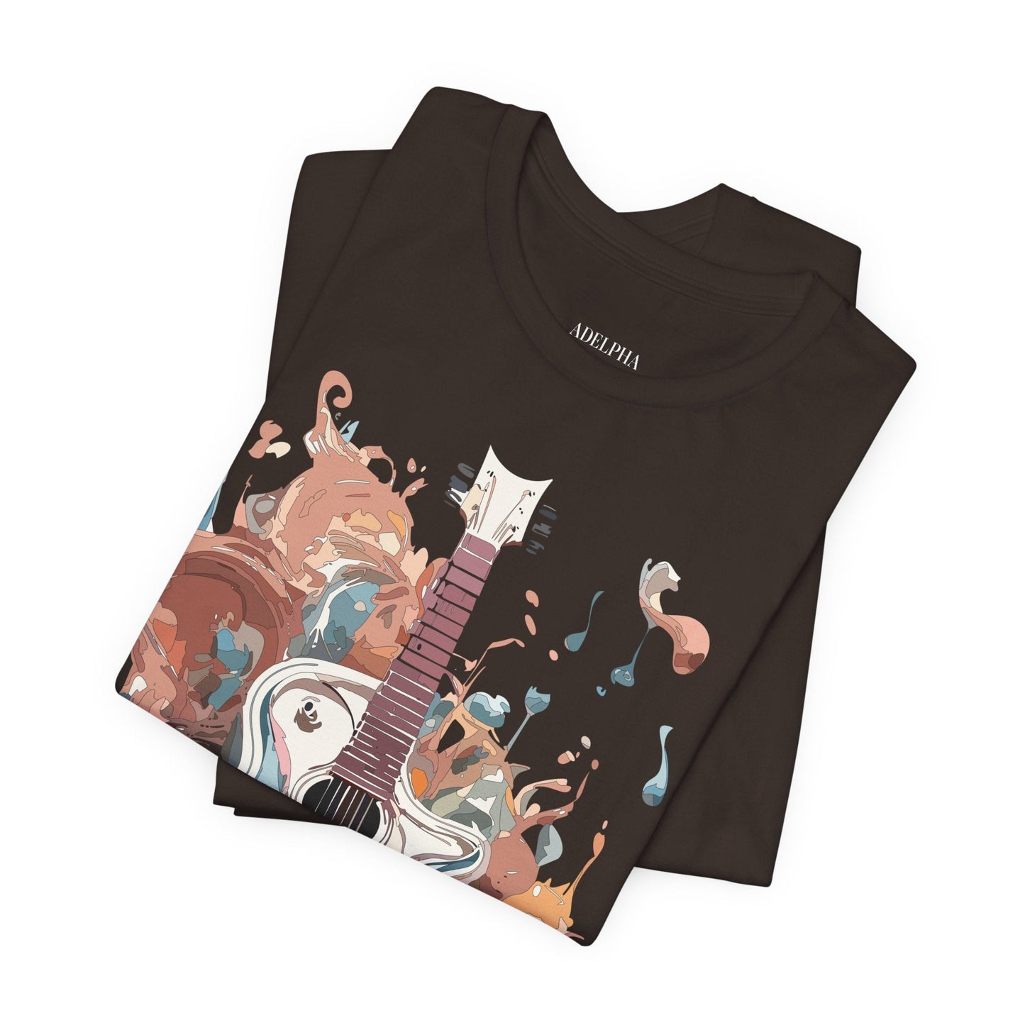 Adelpha Music Graphic Tee for Men and Women Unisex Vintage Inspired Artwork Tee Premium