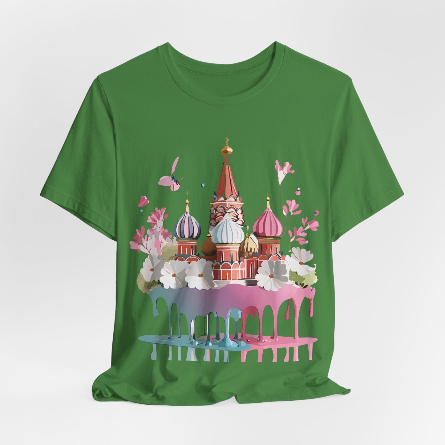 Unisex Moscow Tourist Shirt Graphic Tee By Adelpha Vintage Inspired Art For Everyday Wear