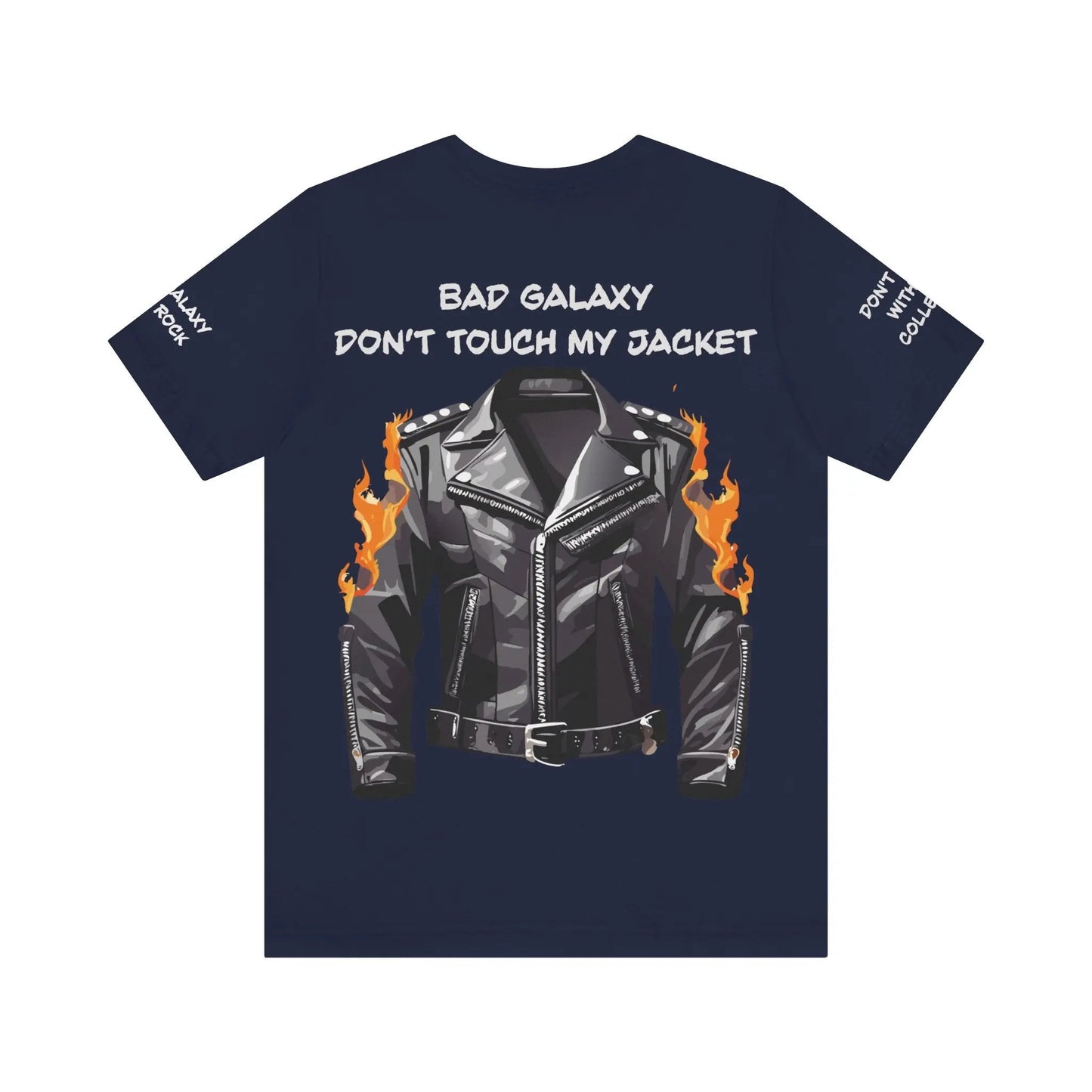 Bad Galaxy Punk Rock Tee Shirt Lightweight Fabric Made To Order 100 Percent Cotton Eco Friendly Inks