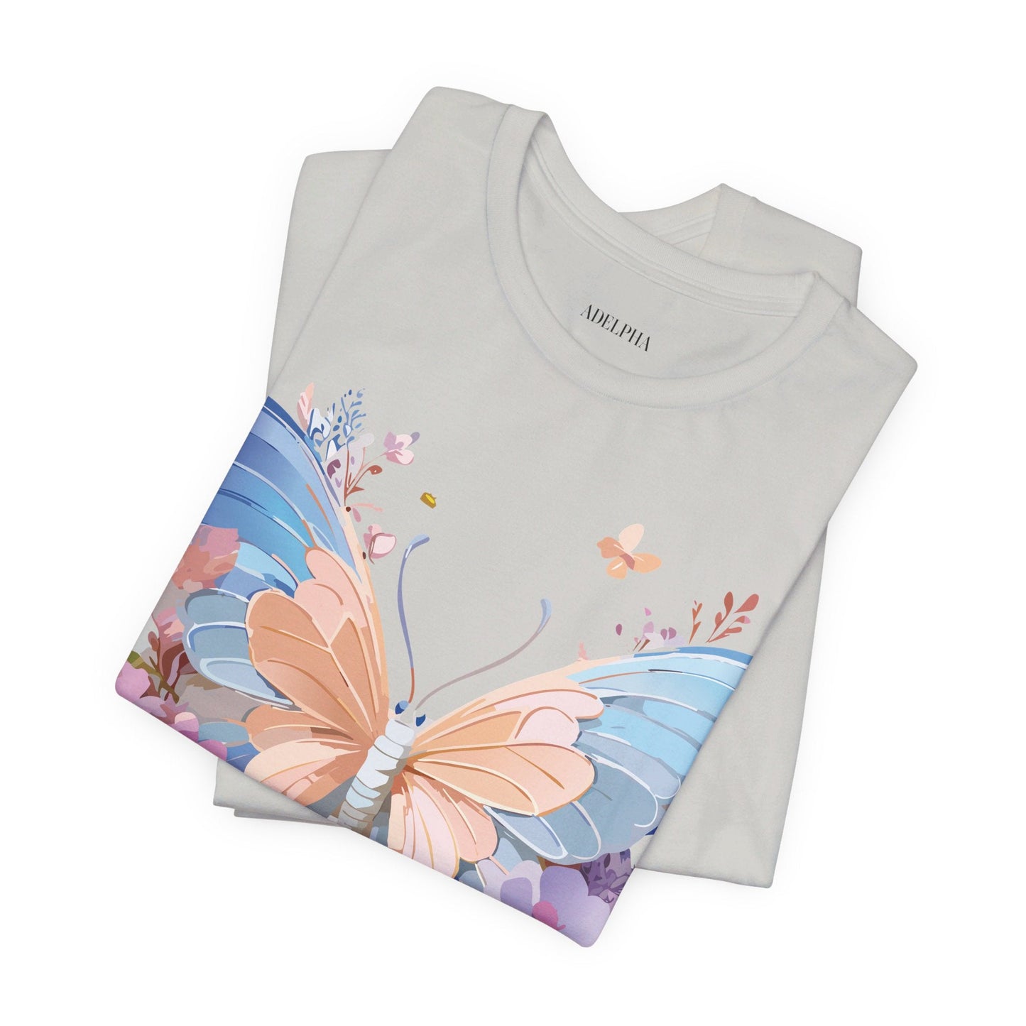 Butterfly Graphic Tee Unisex Jersey Short Sleeve Art Design Adelpha