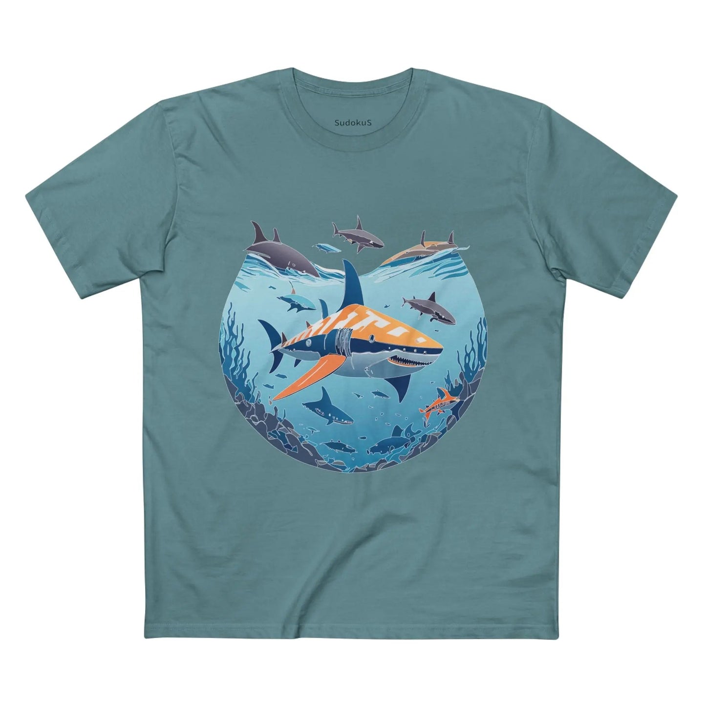 Ocean Coast Graphic Unisex 100 Cotton Staple Tee 11