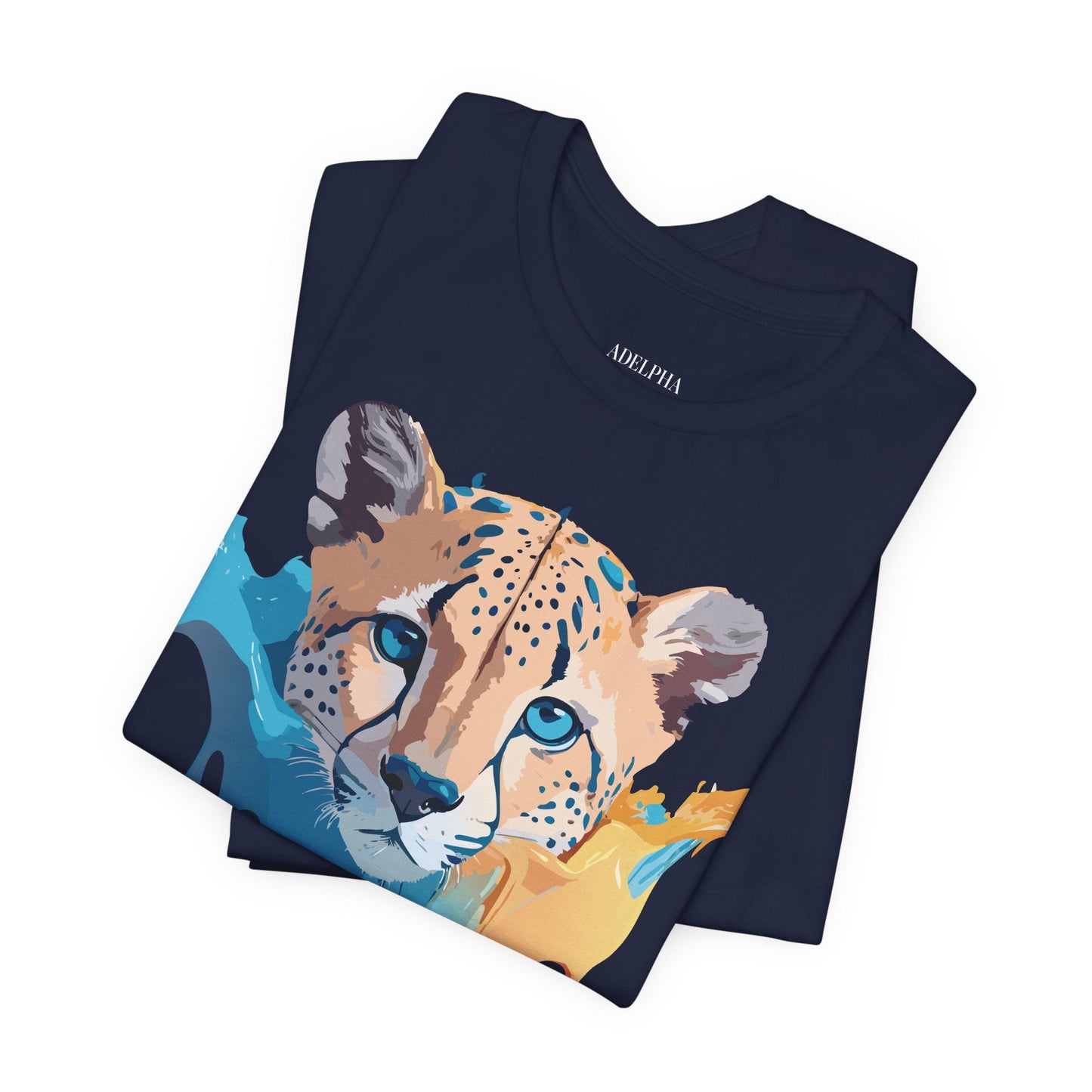 Cheetah Graphic Unisex 100 Cotton Artwork Tee 15