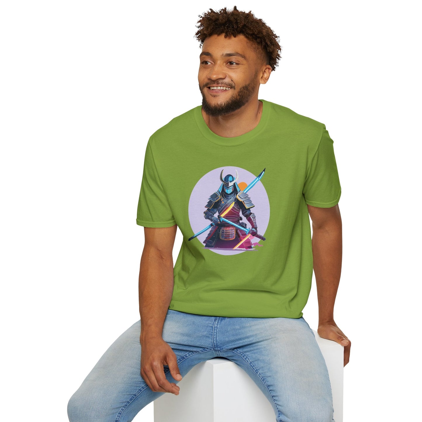 Samurai Shirt Unisex Gildan Softstyle Tee 100 Percent Cotton Lightweight Comfort
