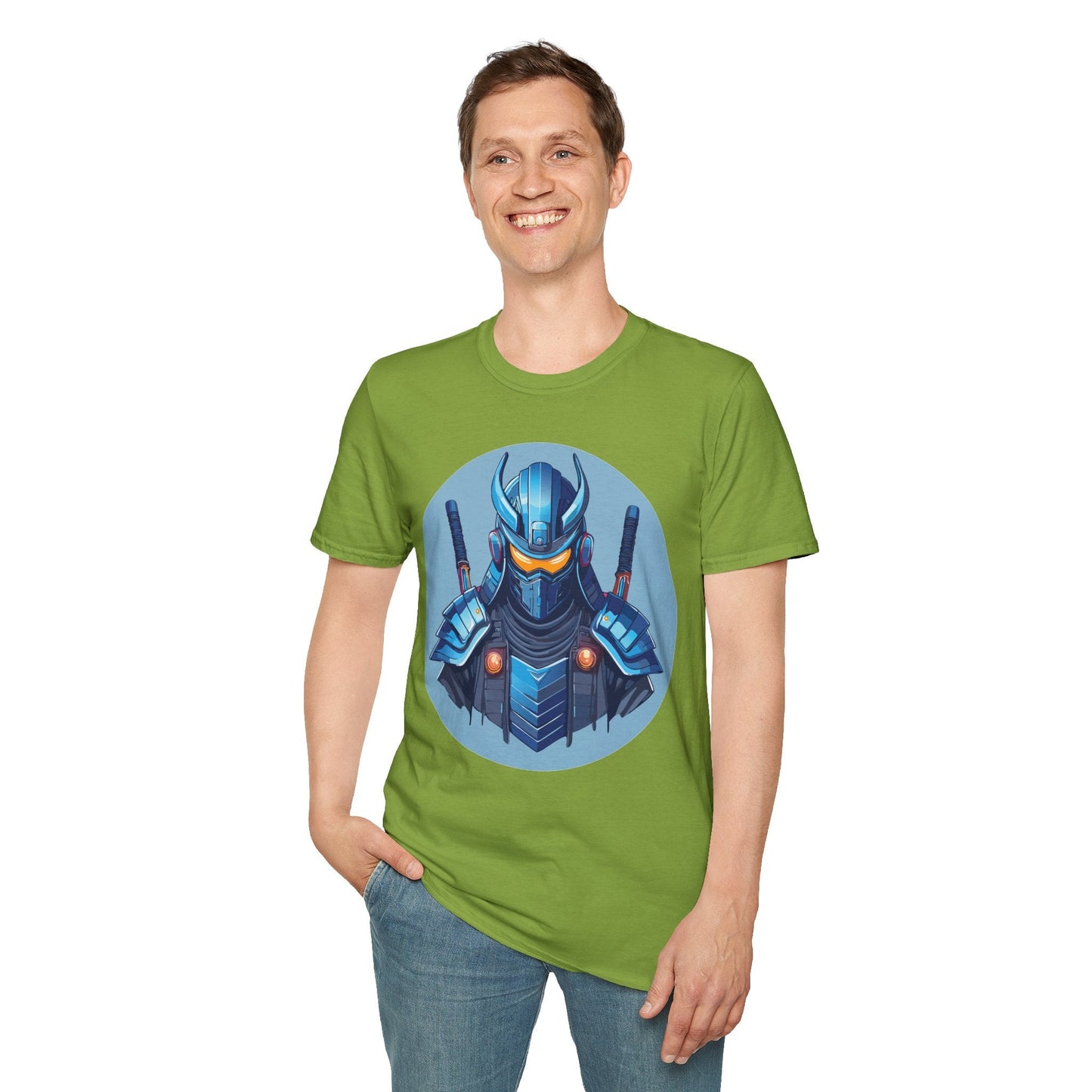 Samurai Shirt Unisex Softstyle T Shirt 100 Percent Ring Spun Cotton Gildan 64000