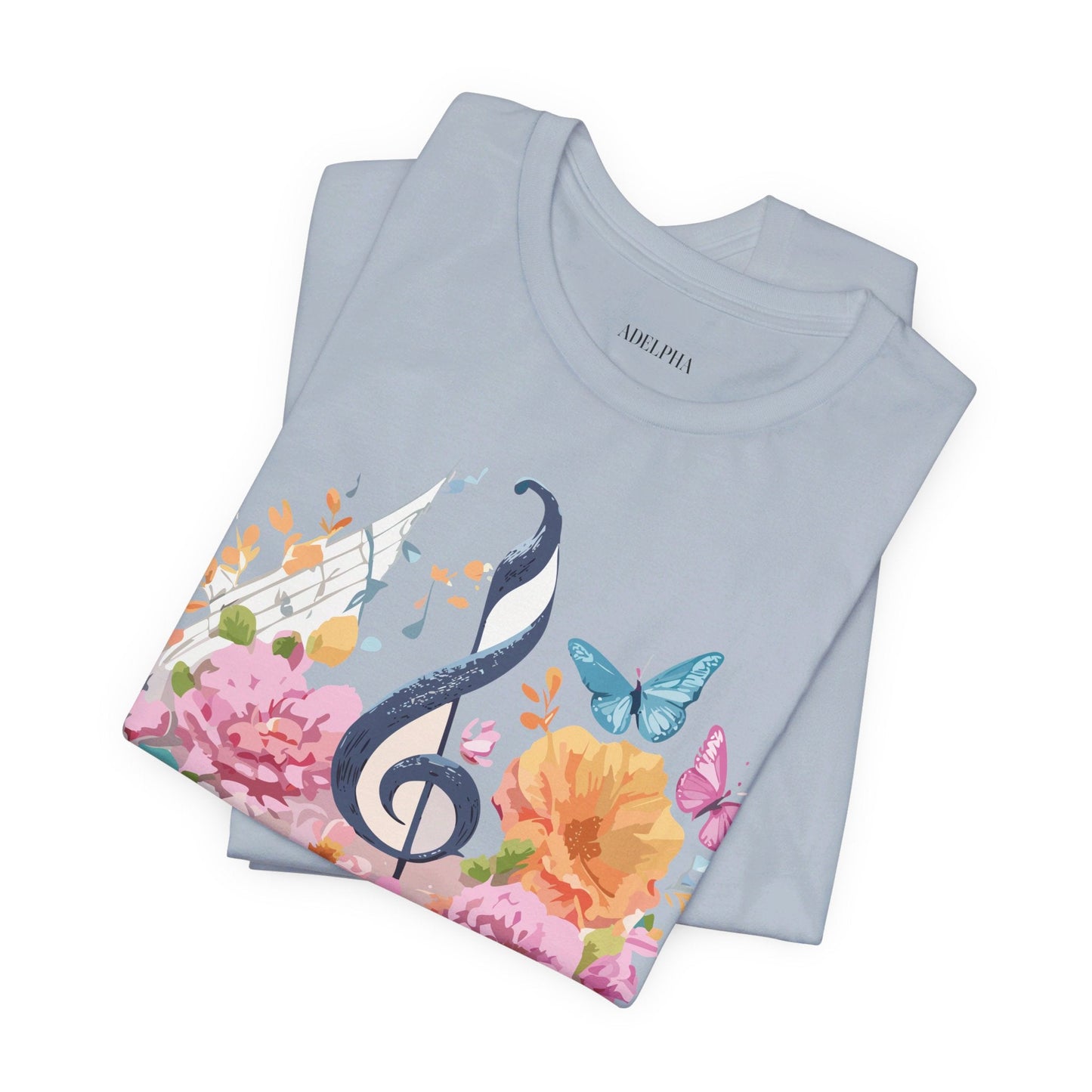 Adelpha Graphic T Shirt Unisex Jersey Short Sleeve Vintage Inspired Artwork Music Tee
