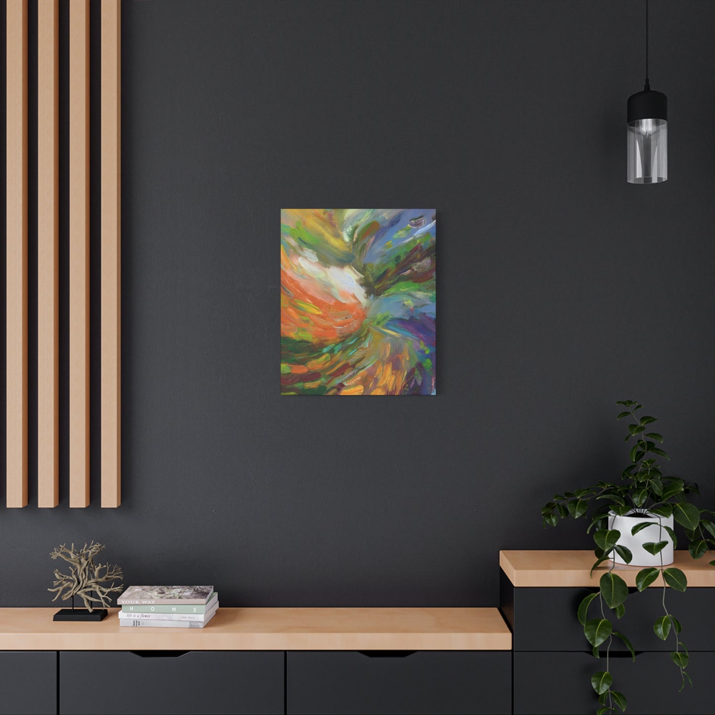 Abstract Oil Painting Print Canvas 20x24,20x30,24x30 24x32,24x36,30x40 32x48,36x48,40x60 Pine-Wood Inner Frame ABS-92