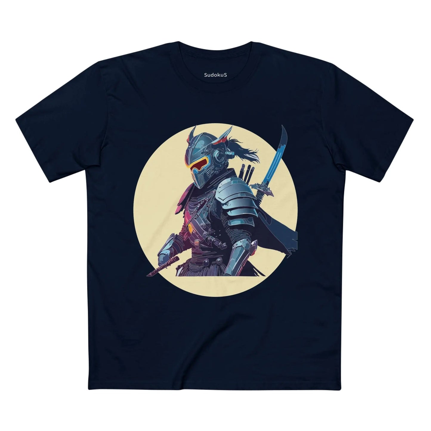 Samurai Graphic Unisex 100 Cotton Staple Tee 4