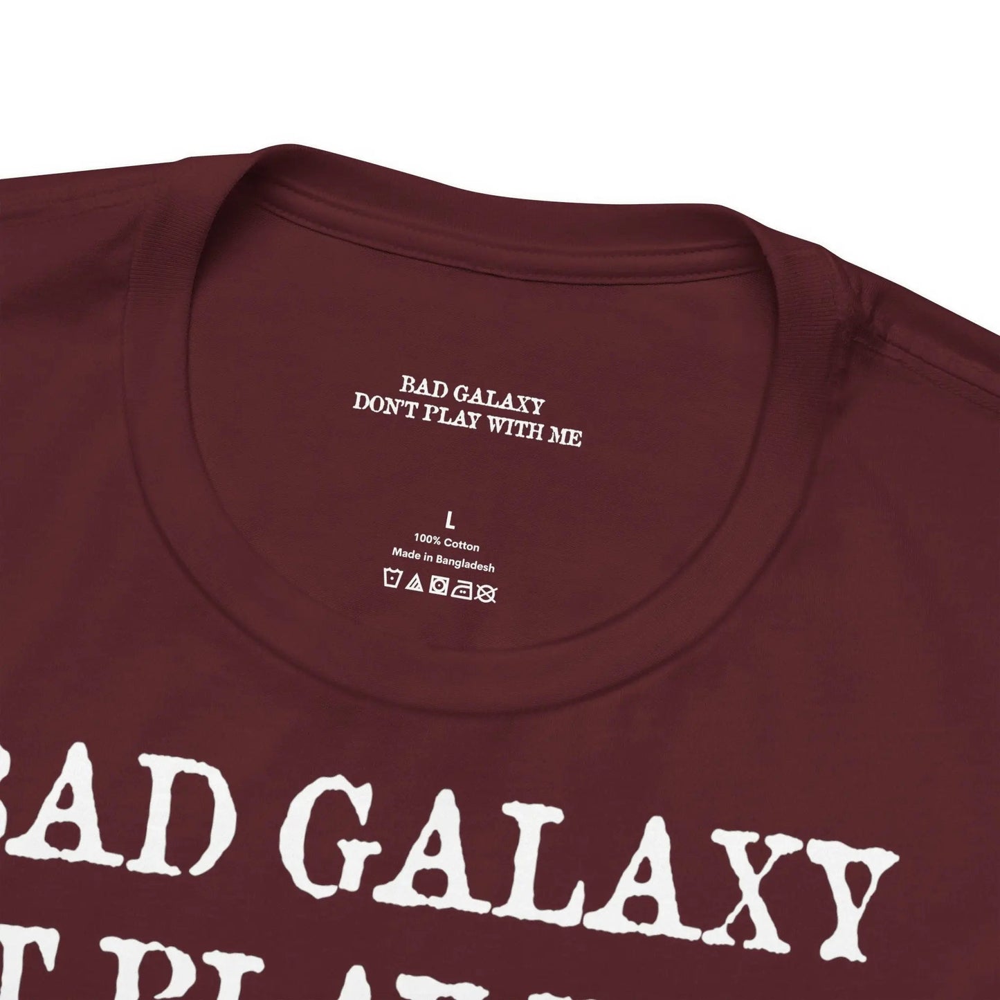 Bad Galaxy Skull T Shirt Made To Order 100 Percent Cotton Eco Friendly Inks USA Designed
