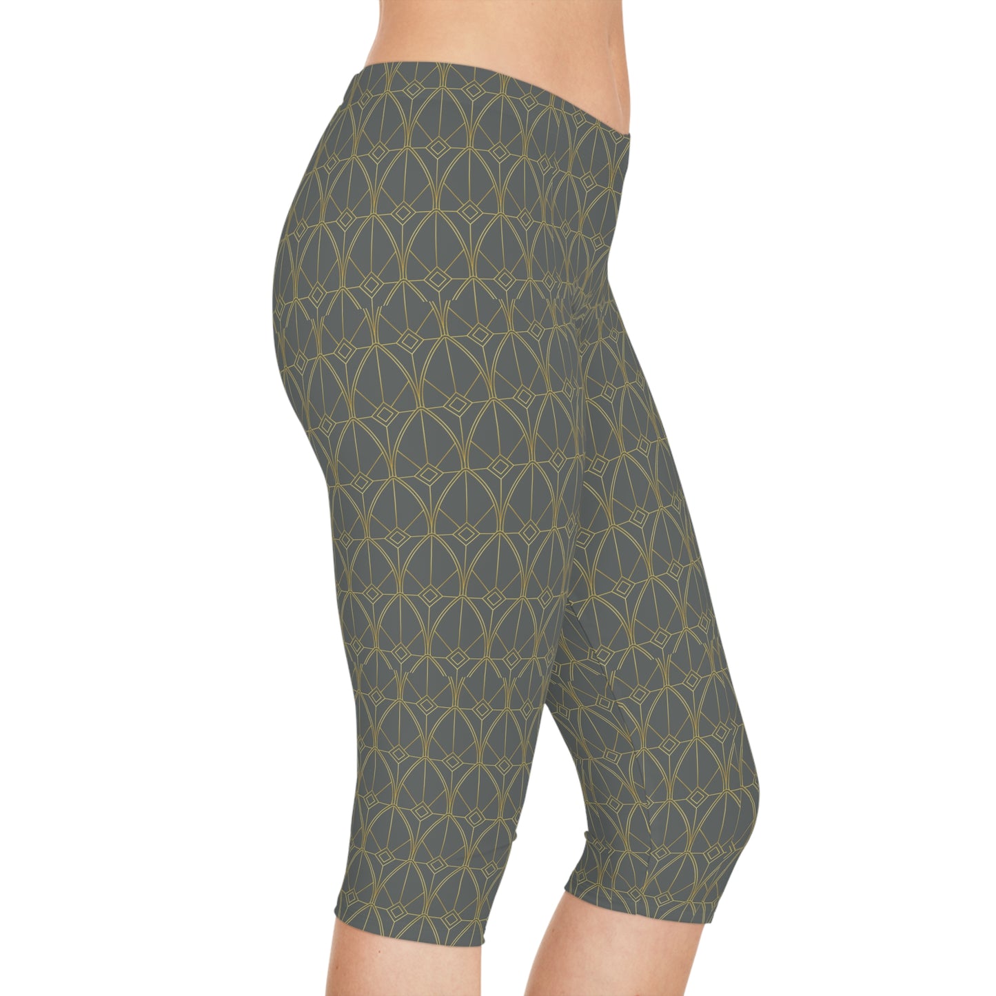 Leggings capri con estampado tradicional