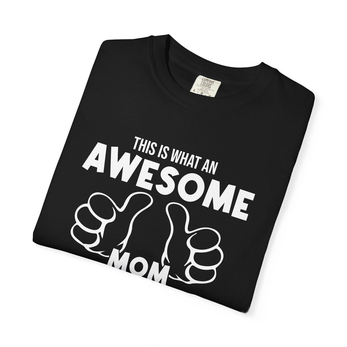 Mom T-shirt Mother's Day Mama Tee Unisex Comfort Colors Garment-Dyed Cotton h25