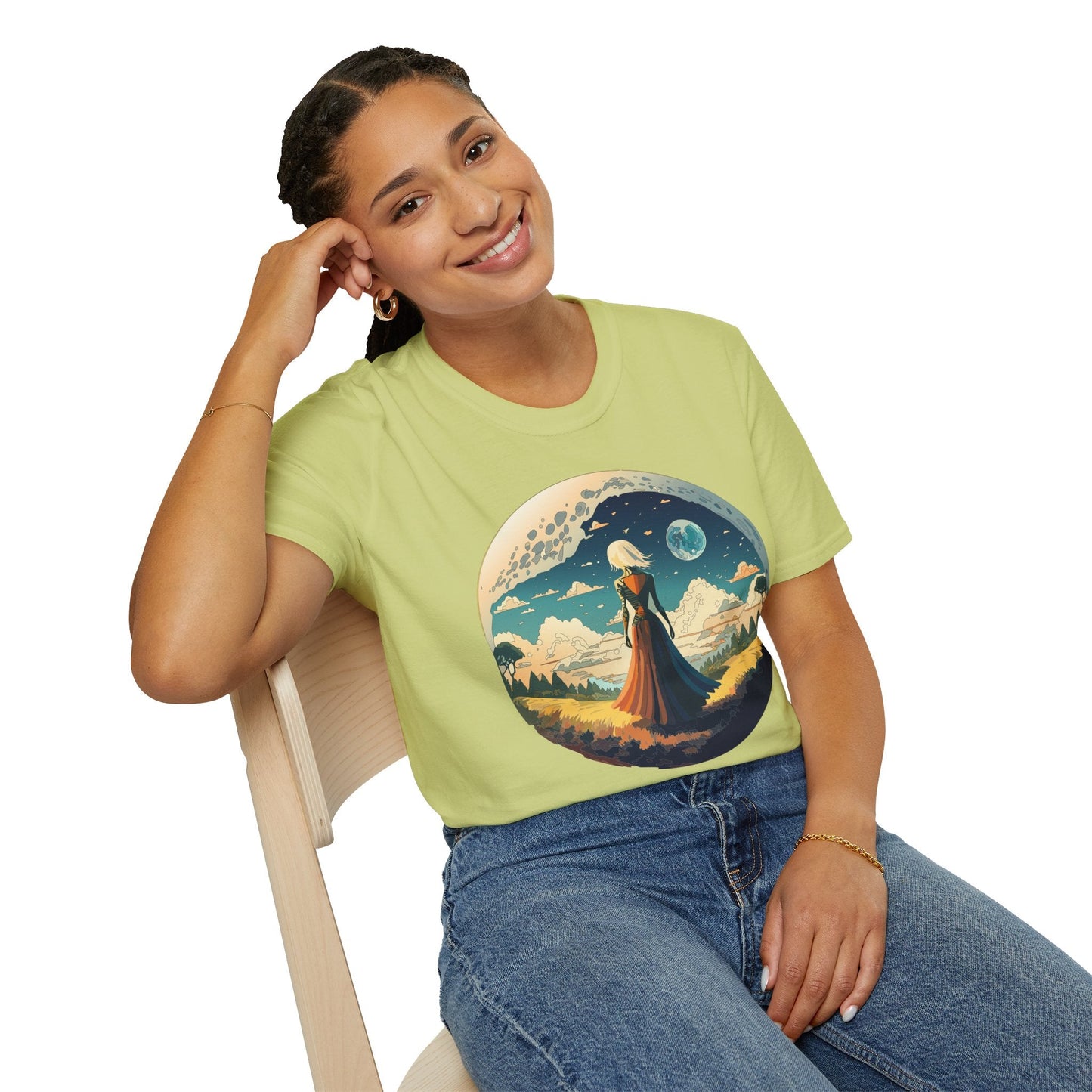 Womens Graphic T Shirts Art Design Tee Unisex Softstyle 64000 Cotton Tee Comfortable Everyday Wear