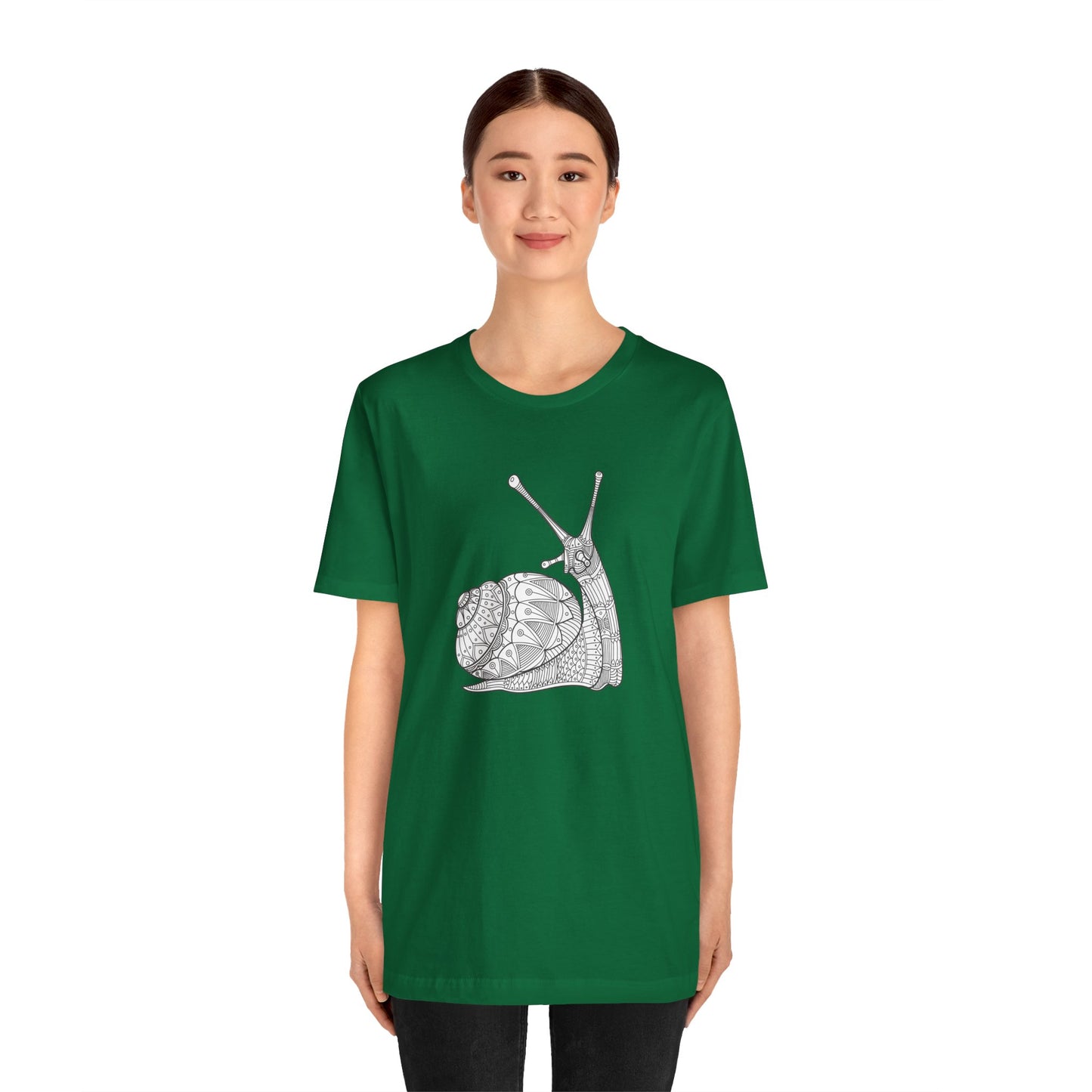 Unisex-T-Shirt mit Tier-Print 