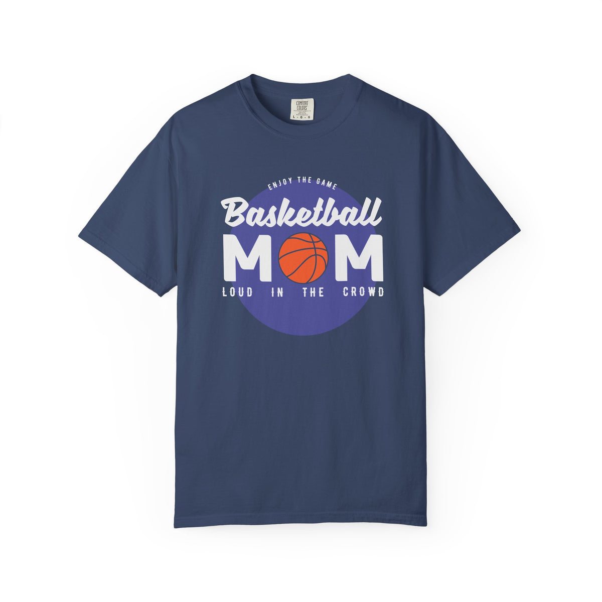 Basketball Mom T-shirt Mother's Day Mama Tee Unisex Comfort Colors Garment-Dyed Cotton h31