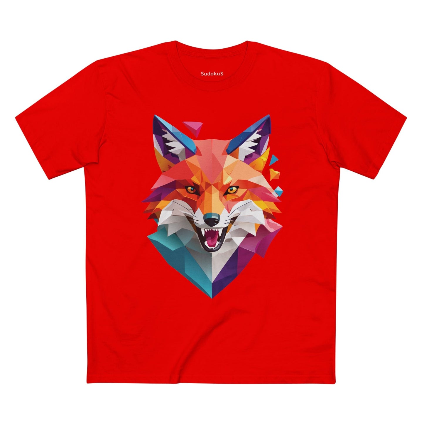Fox Graphic Unisex 100 Cotton Staple Tee with Animal Design Artwork 22
