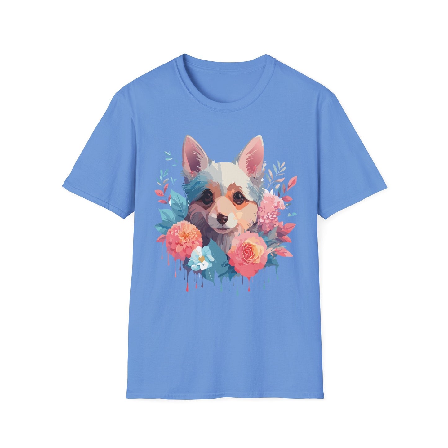 Dog Shirt Unisex Animal Print Tee With Cute Dog Designs And Comfort