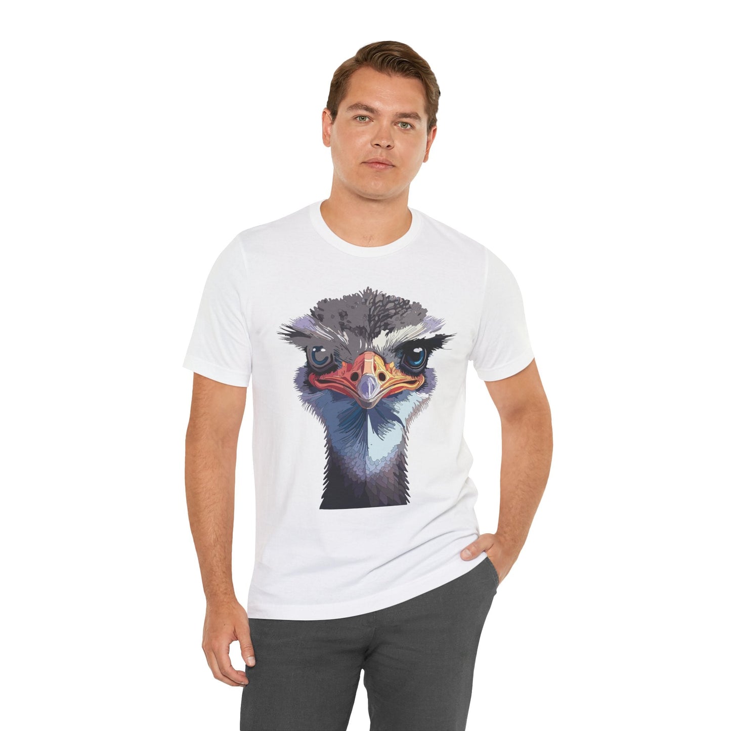 Unisex Animal Tee Shirt With Art Design Wild Animals Shirt Gildan Softstyle 64000