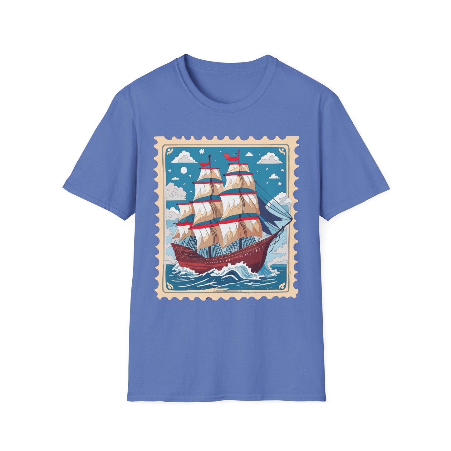 Unisex Softstyle Gildan 64000 Short Sleeve T Shirt Vessel Ship Frigate Tee For Everyday Comfort