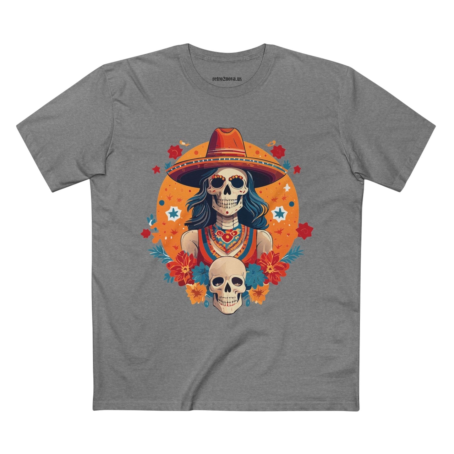Skull Shirt Unisex Skeleton Tee Premium Cotton With Original Design From Art Collection