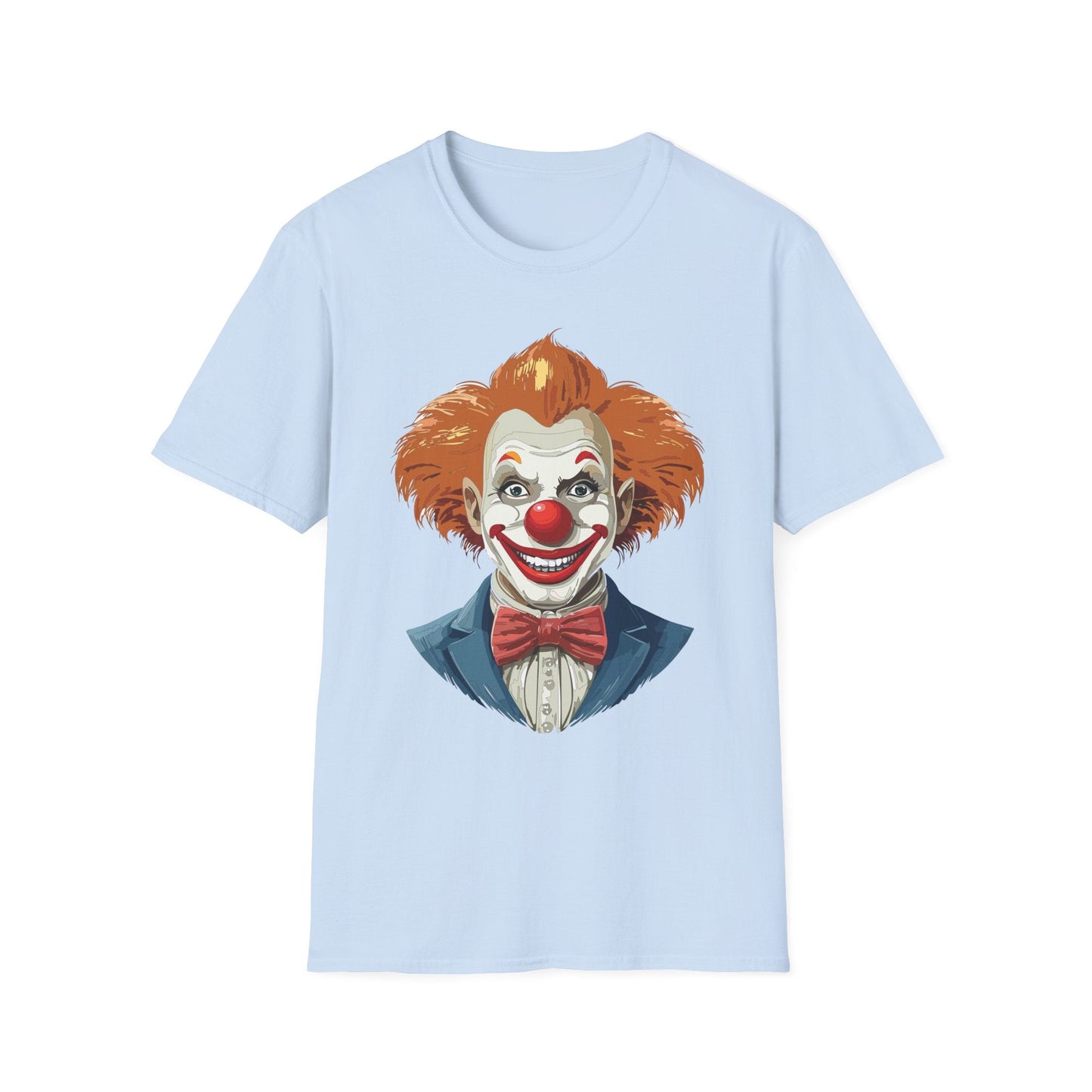 Clown Shirt Unisex Funny Man Circus Tee Softstyle Gildan 64000 Short Sleeve Shirt Premium