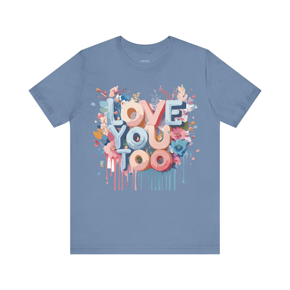 Valentine's Day  Graphic Unisex Cotton Bella+Canvas Tee with Art Design n203