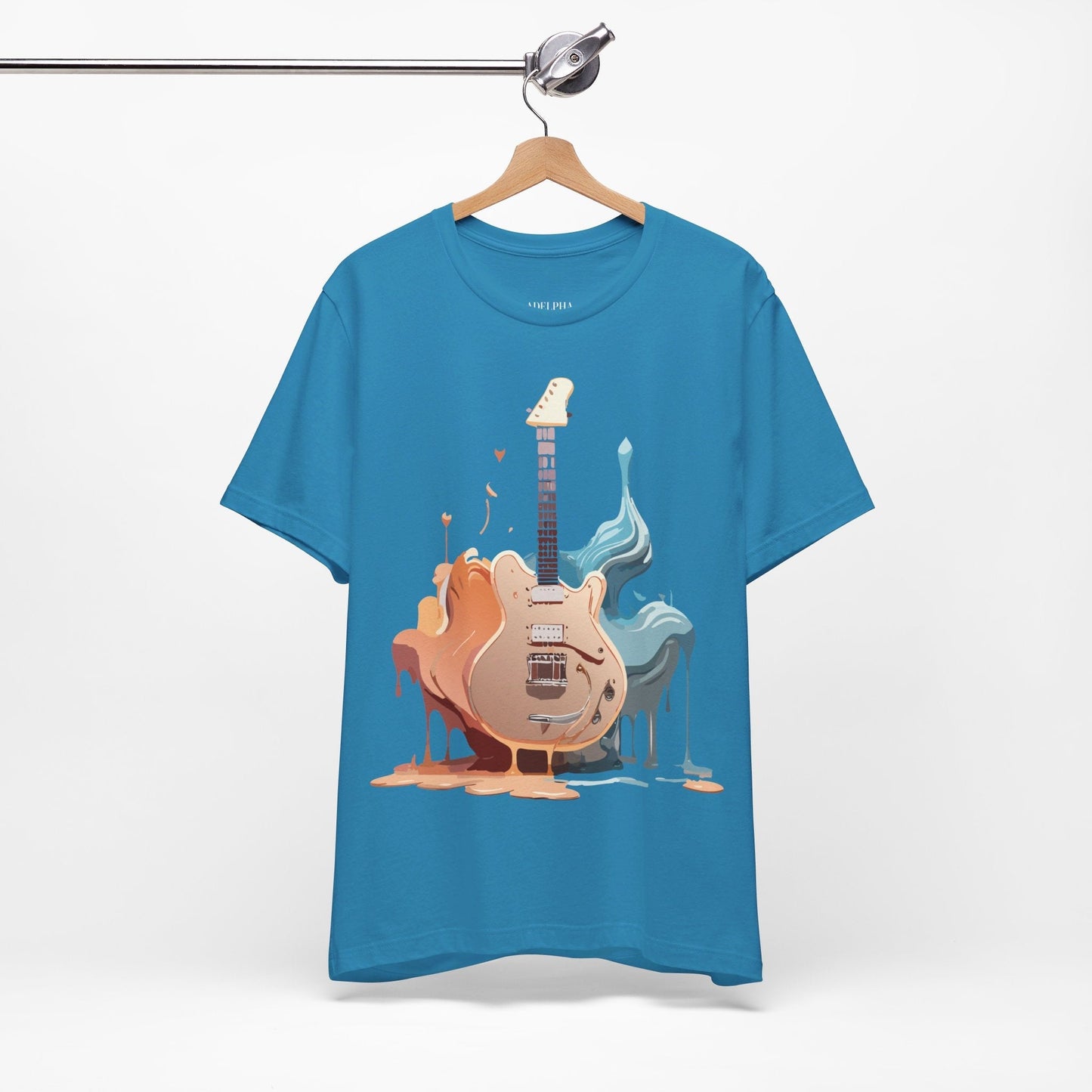 Adelpha Vintage Inspired Graphic Music T Shirt Unisex Short Sleeve Tee For Everyday Wear