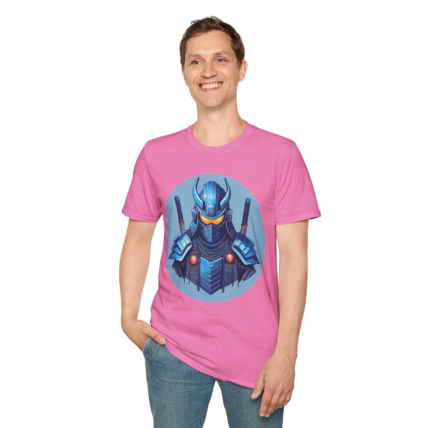 Samurai Shirt Unisex Softstyle T Shirt 100 Percent Ring Spun Cotton Gildan 64000