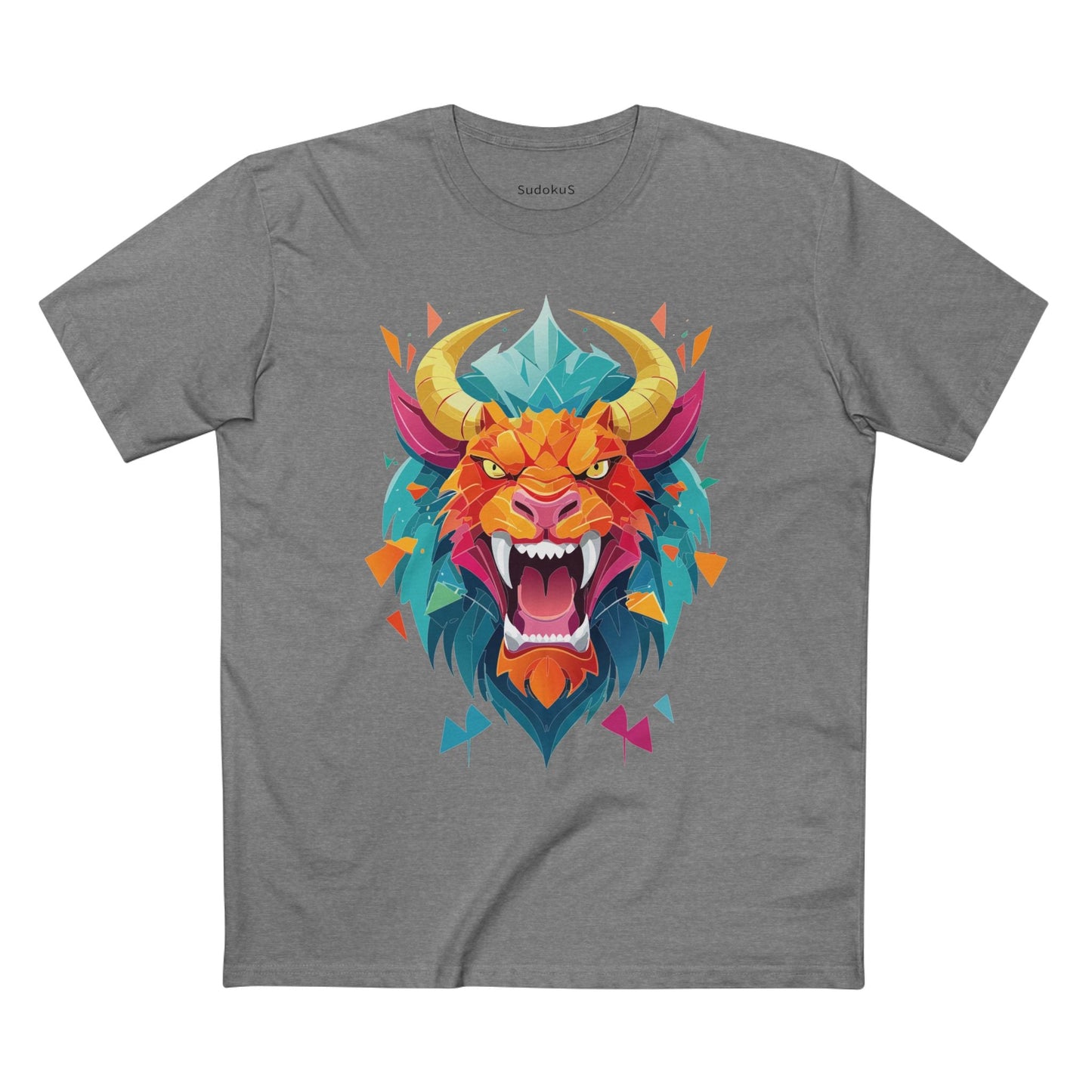 Cartoon Monsters Graphic Unisex 100 Cotton Staple Tee 16