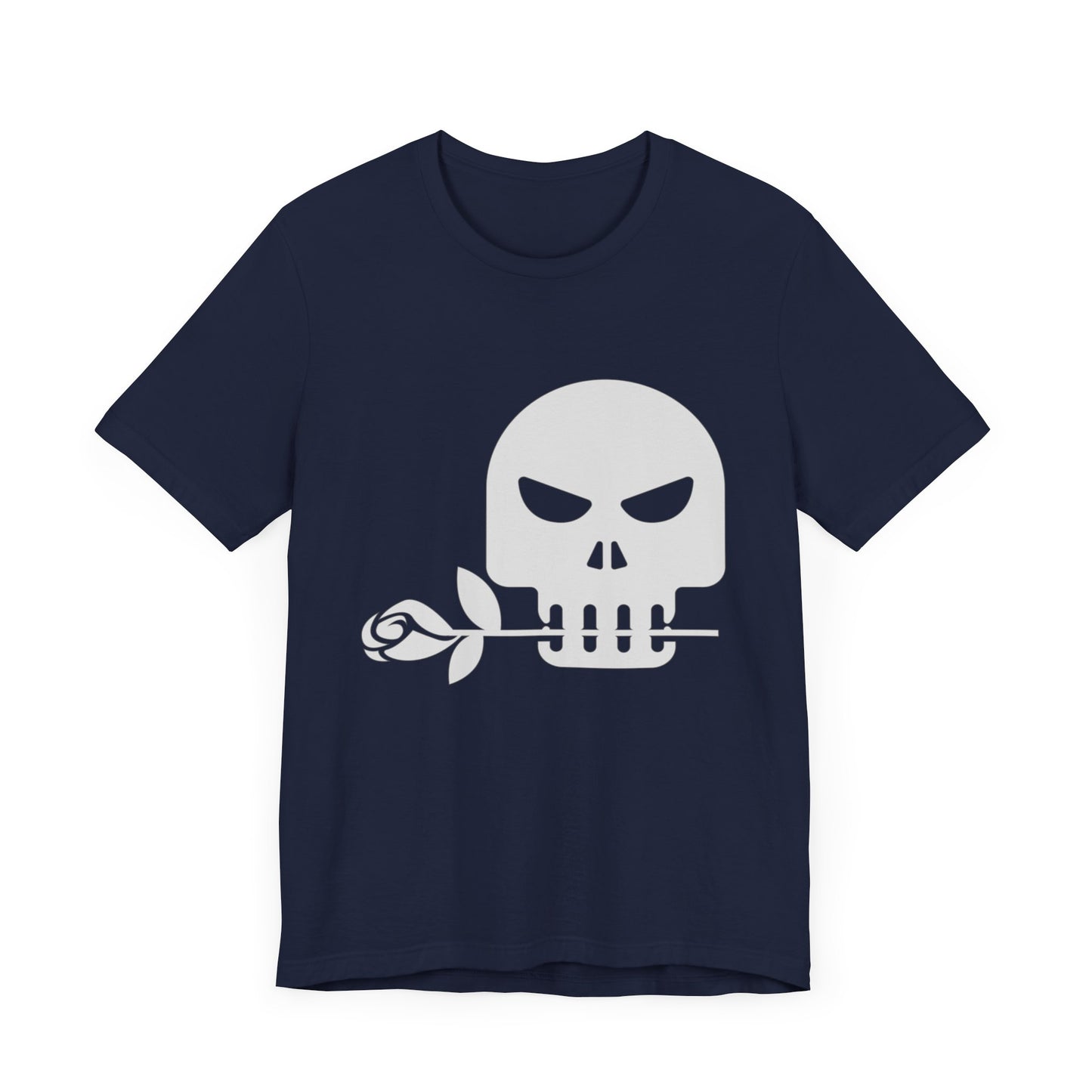 Unisex Cotton Tee Shirt with Skull