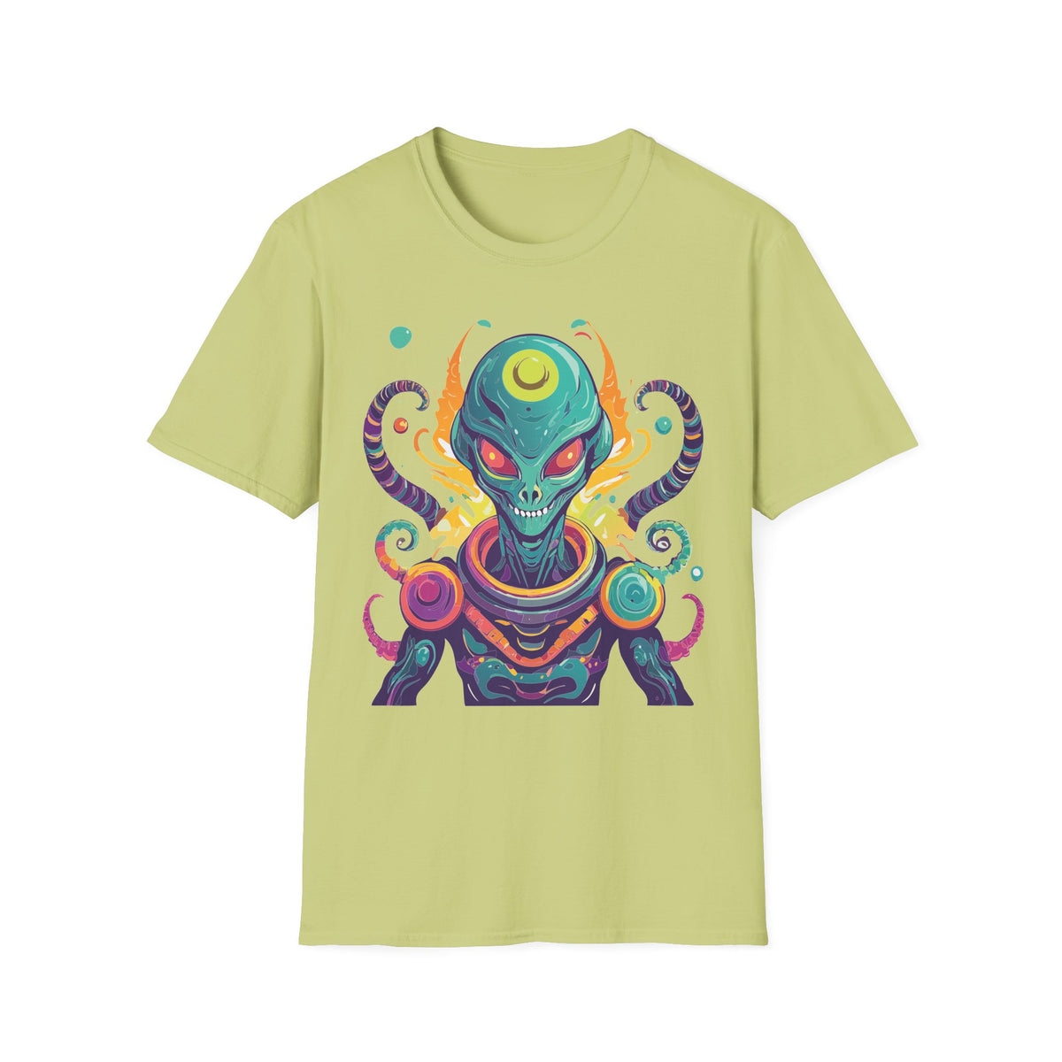 Alien Cosmos Graphic Tee Gildan Unisex 100 Cotton Tee Shirt a6