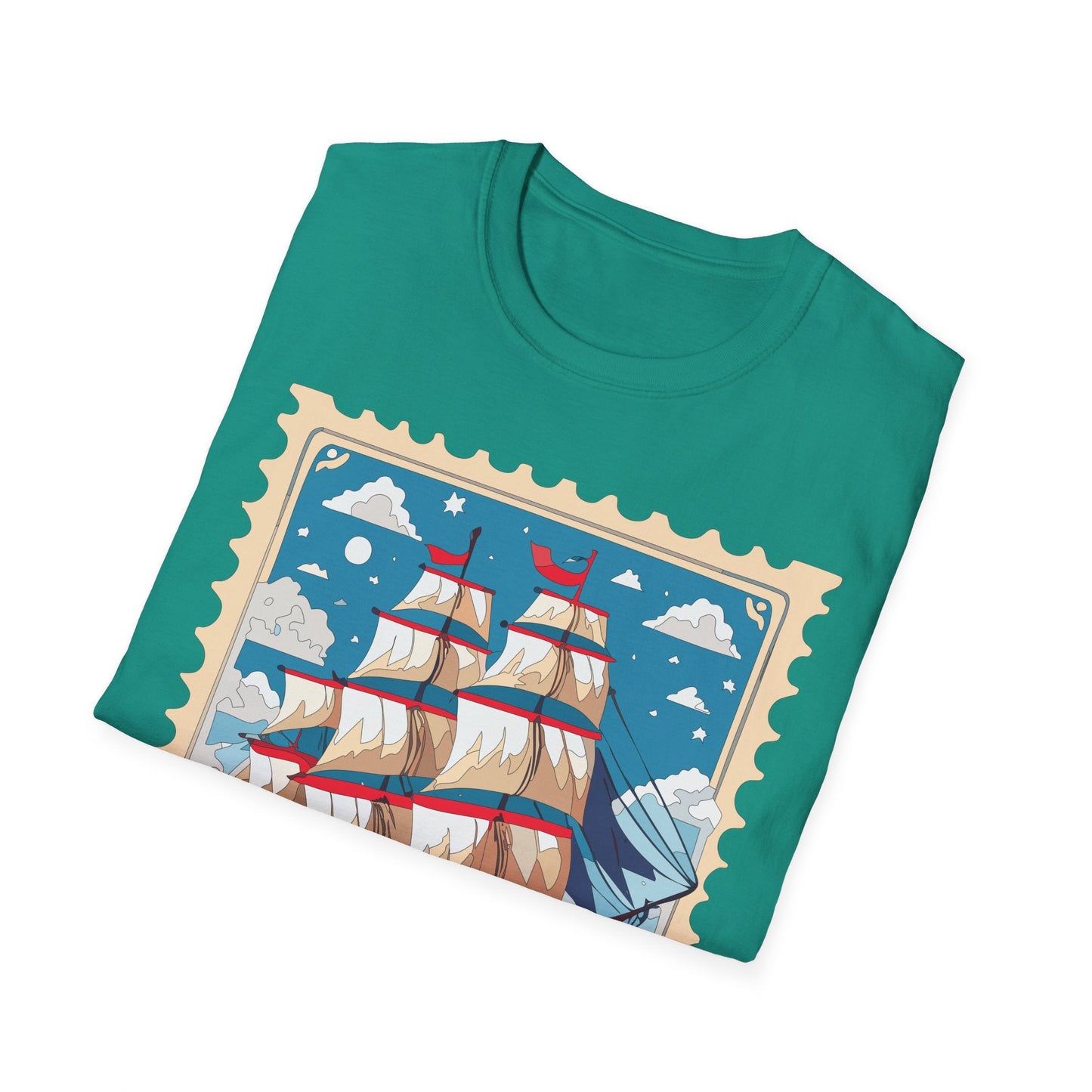 Unisex Softstyle Gildan 64000 Short Sleeve T Shirt Vessel Ship Frigate Tee For Everyday Comfort