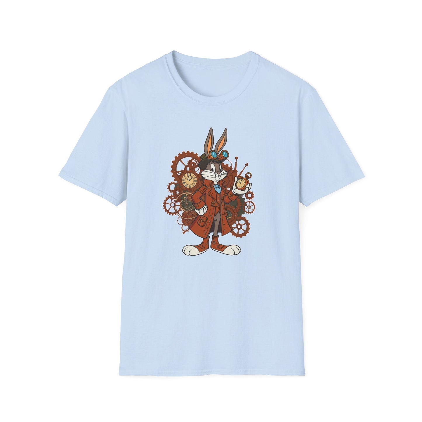 Bugs Bunny Shirt Unisex T Shirt Cartoon Tee 100 Percent Cotton Gildan Softstyle Graphic Tee