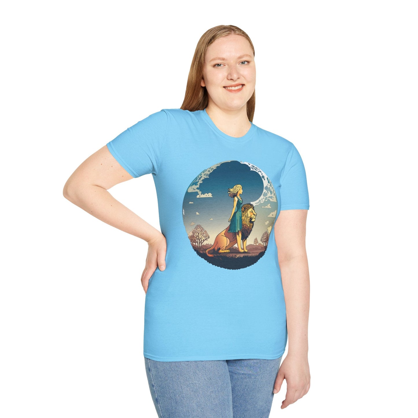 Womens Graphic T Shirt Art Design Tee Softstyle 64000 100 Percent Cotton Unisex Comfort